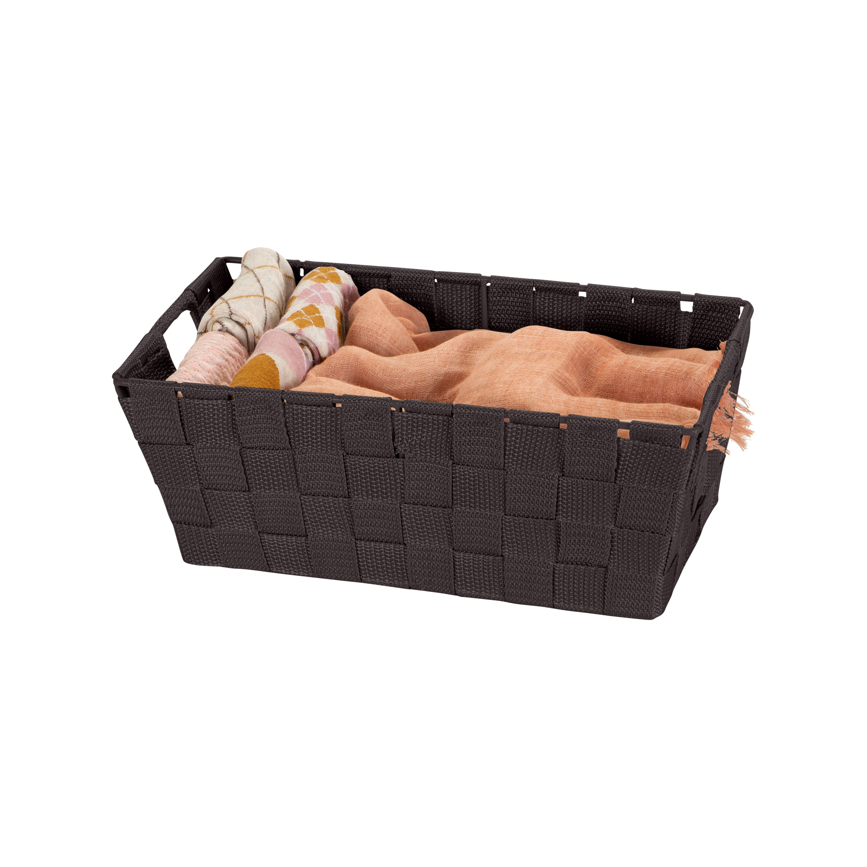 Simplify Small Woven Storage Shelf Bin