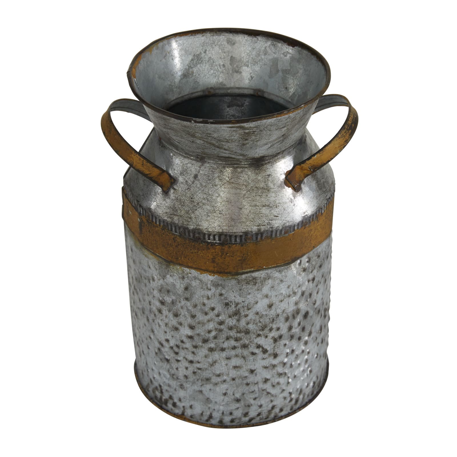 9" Gray Decorative Farmhouse Milk Can