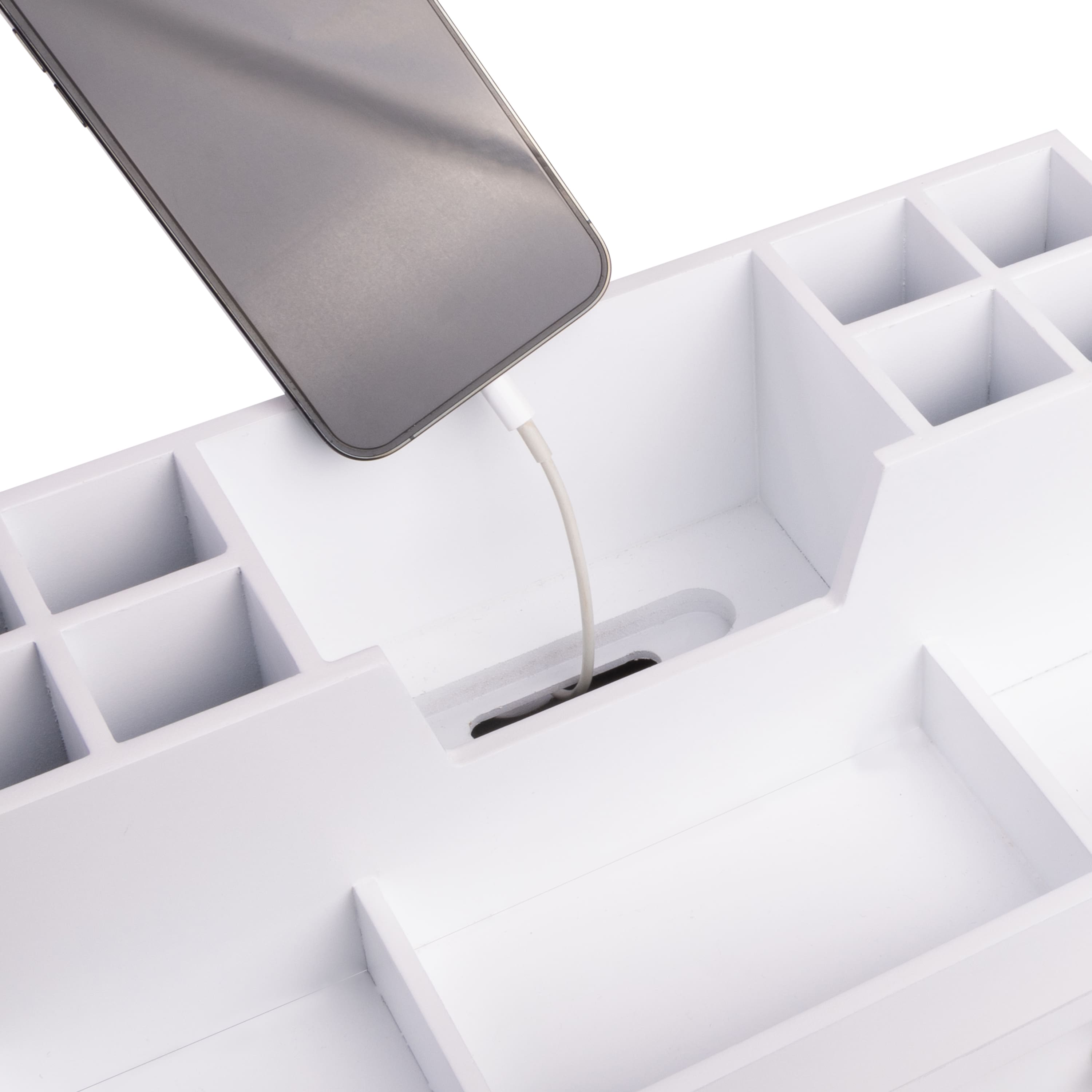 Organize It All White Accessory Organizer