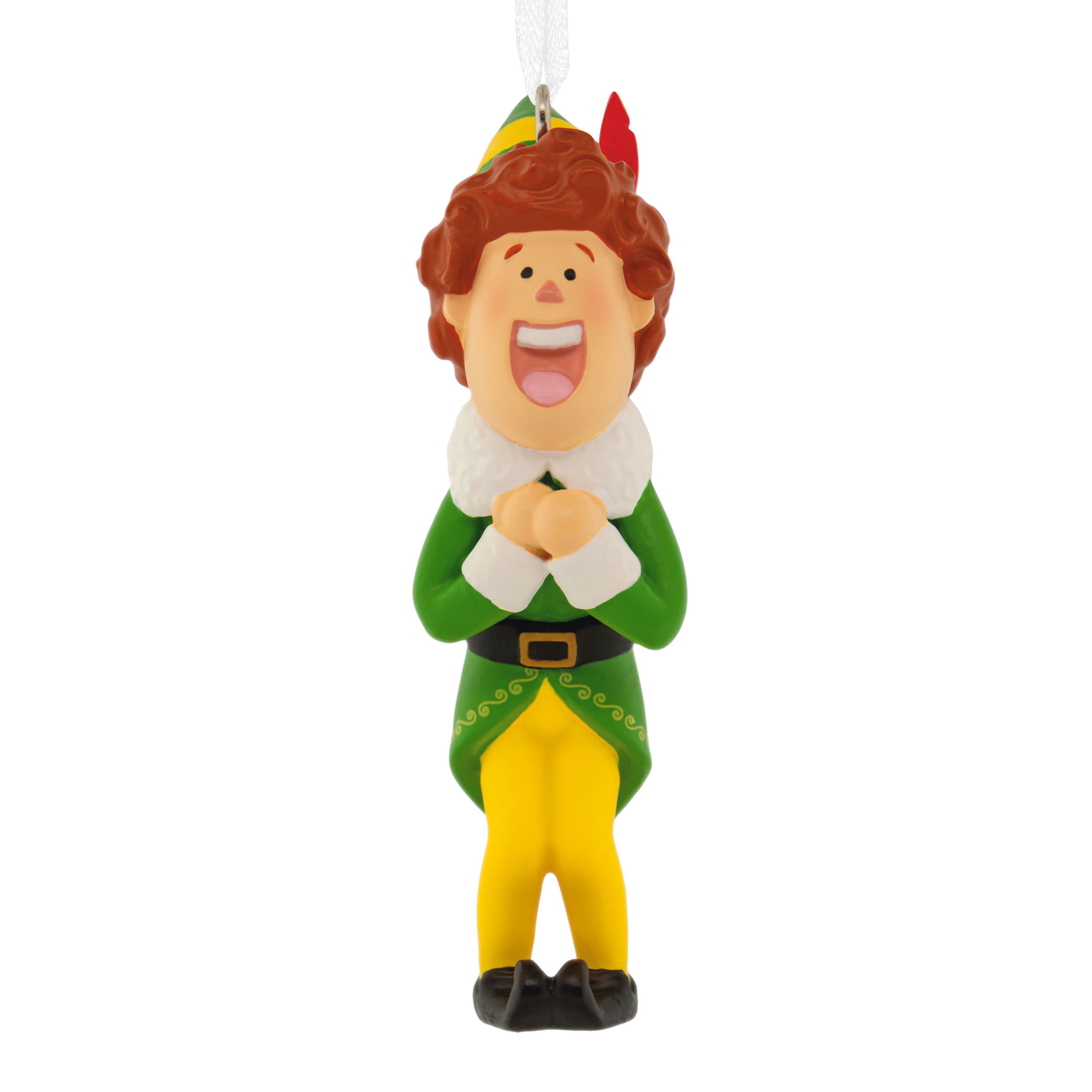 Hallmark Christmas Ornament Elf Buddy the Elf Excited - Multi