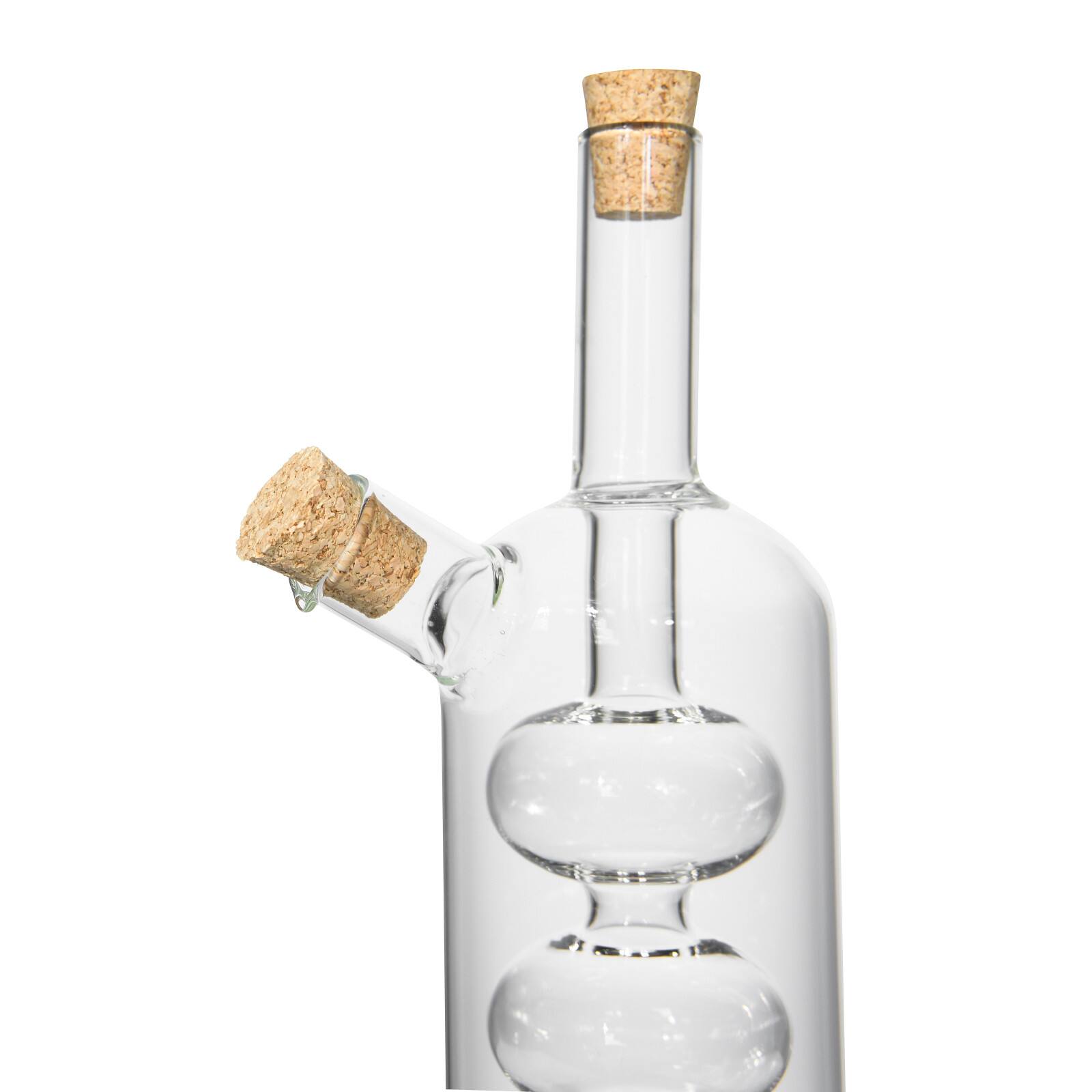 Hello Honey® 8.5" Hand-Blown Glass Oil & Vinegar Cruet