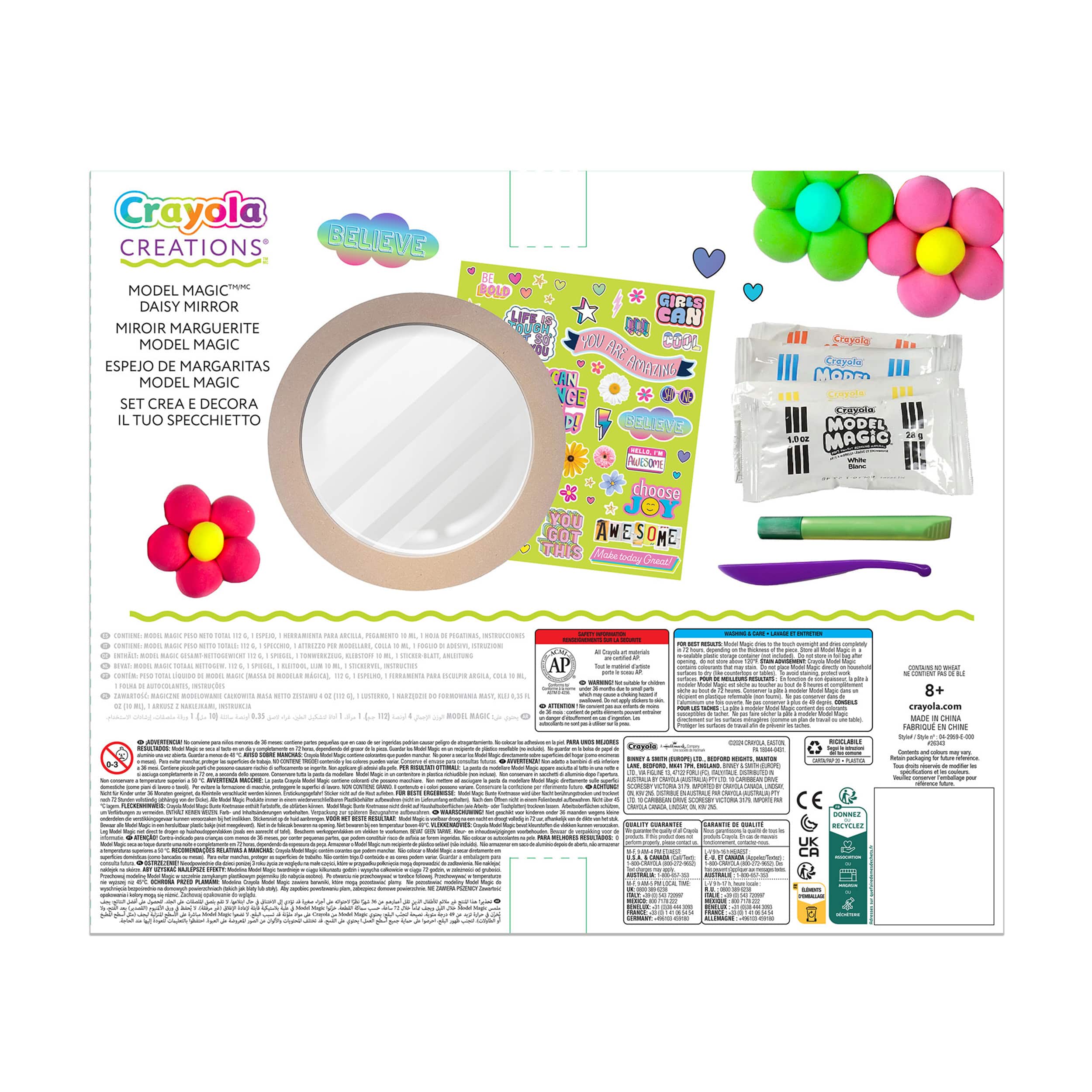 Crayola® Creations Model Magic™ Daisy Mirror