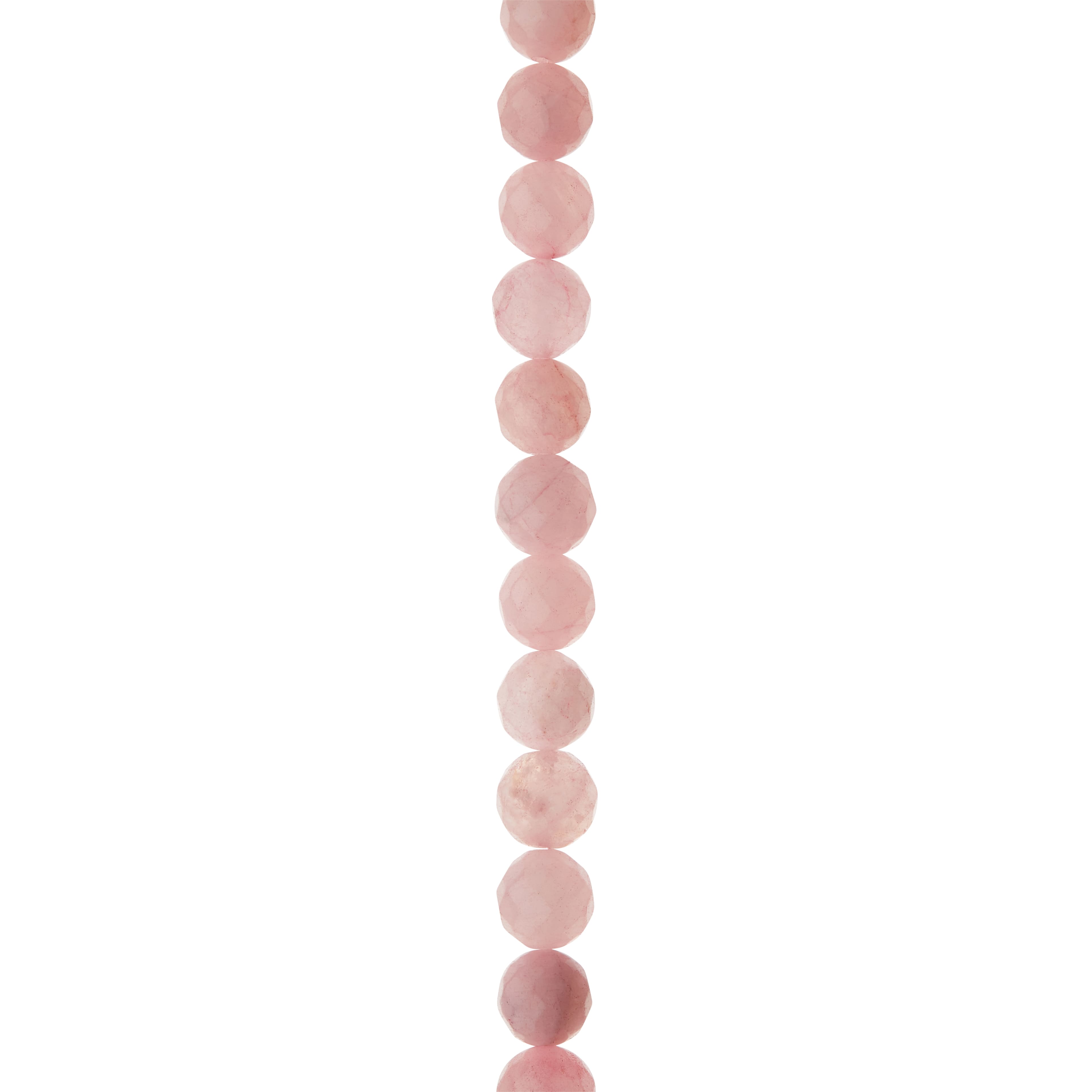 12 Pack: Faceted Rose Quartz Round Beads, 10mm by Bead Landing™