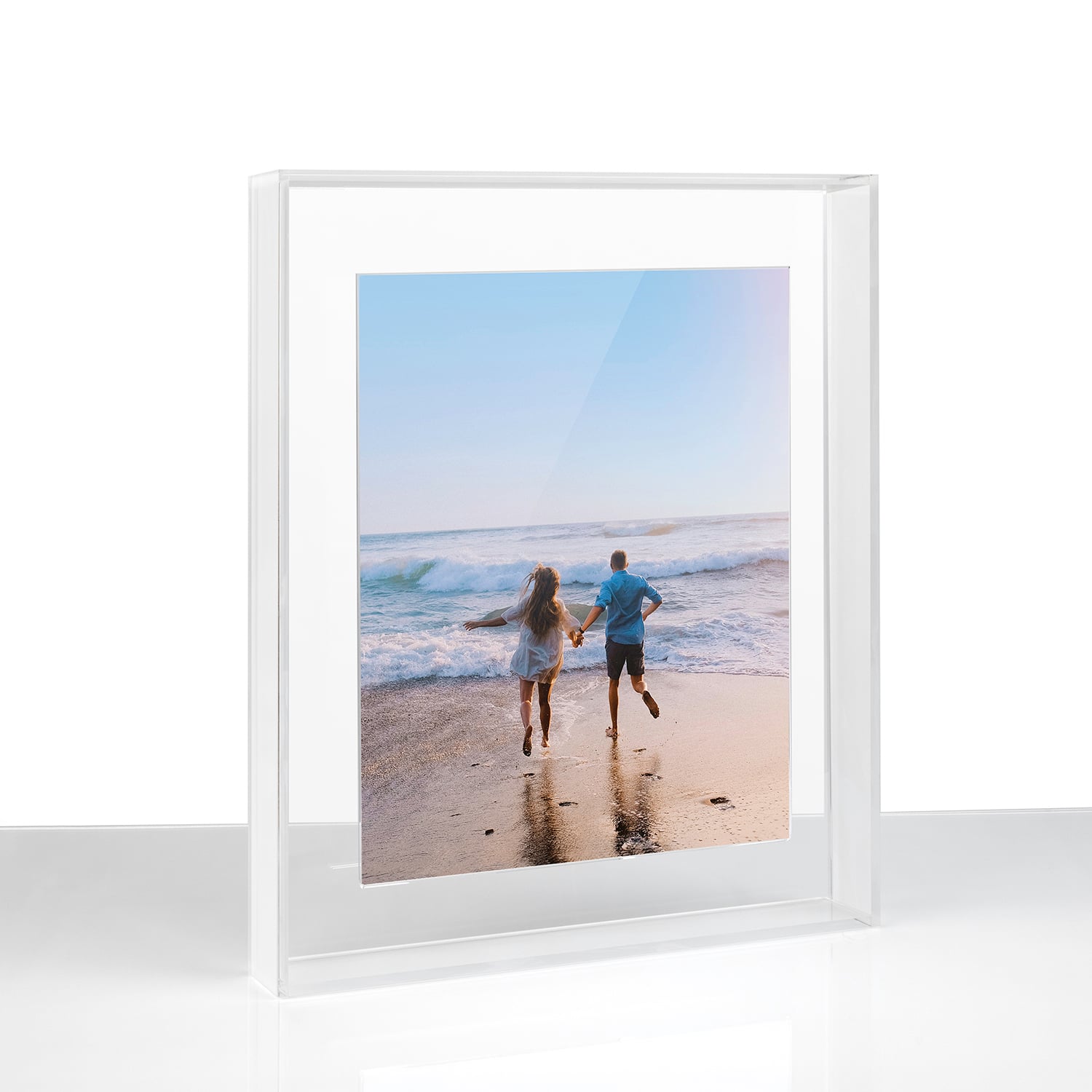Wexel Art Frost Float Frame with Magnetic Photo Holder