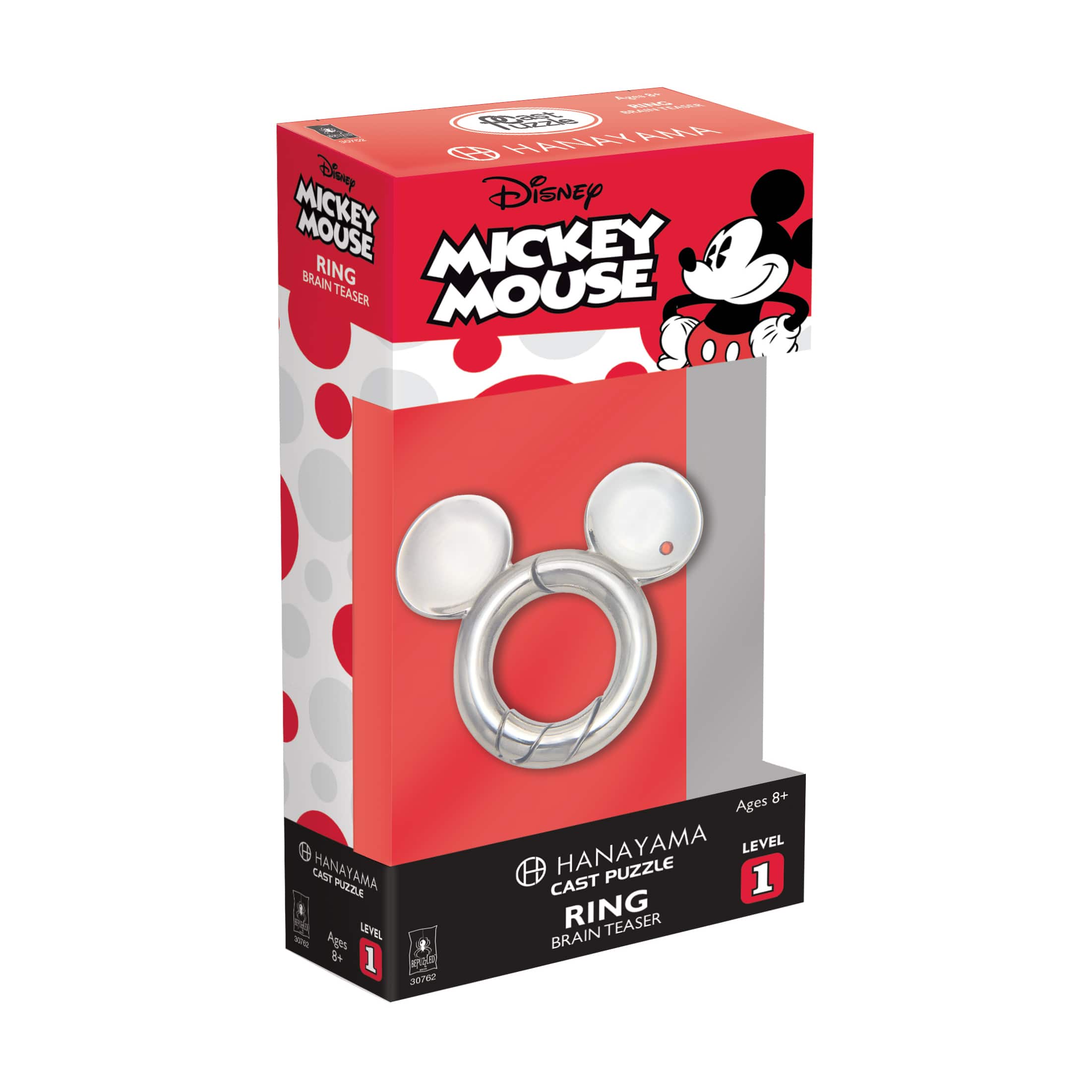 Hanayama Disney Mickey Mouse: Ring Level 1 Cast Puzzle