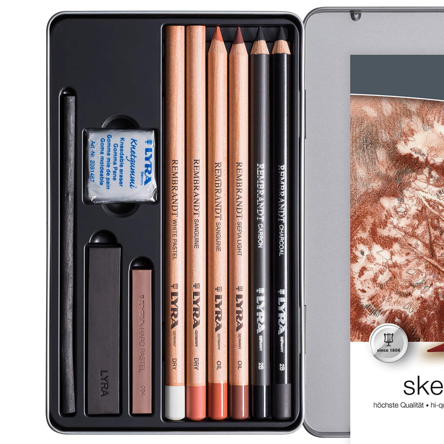 Lyra Rembrandt Sketching Pencils & Accessories Set