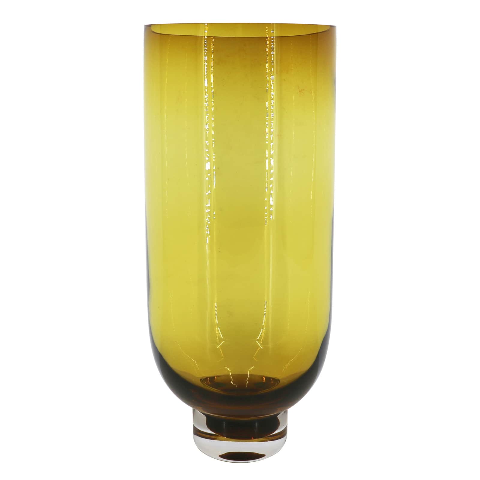 Jonathan Adler x Michaels 13.5" Tall Yellow Glass Vase