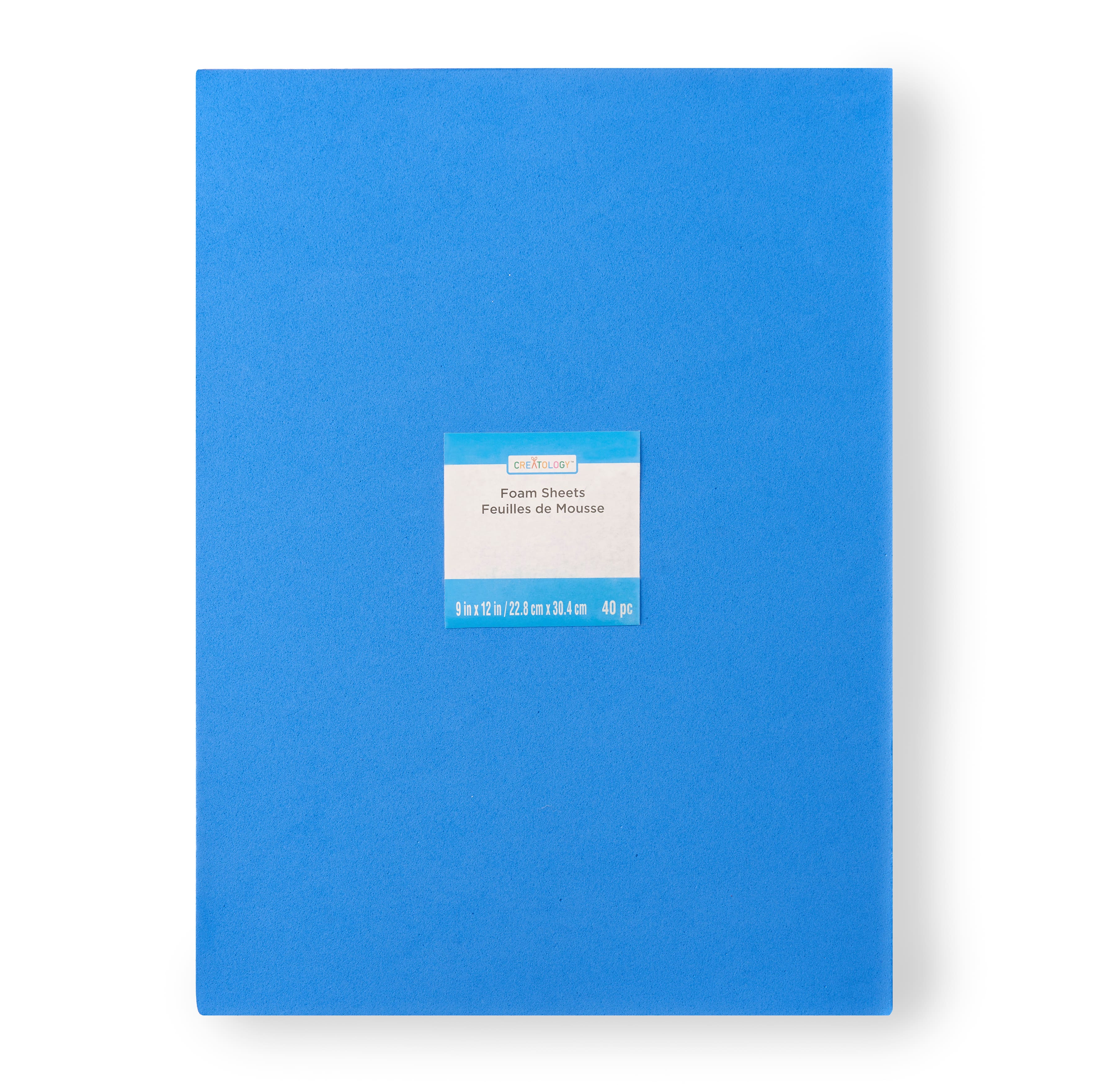 Paquet économique de feuilles en mousse aux couleurs primaires de Creatology