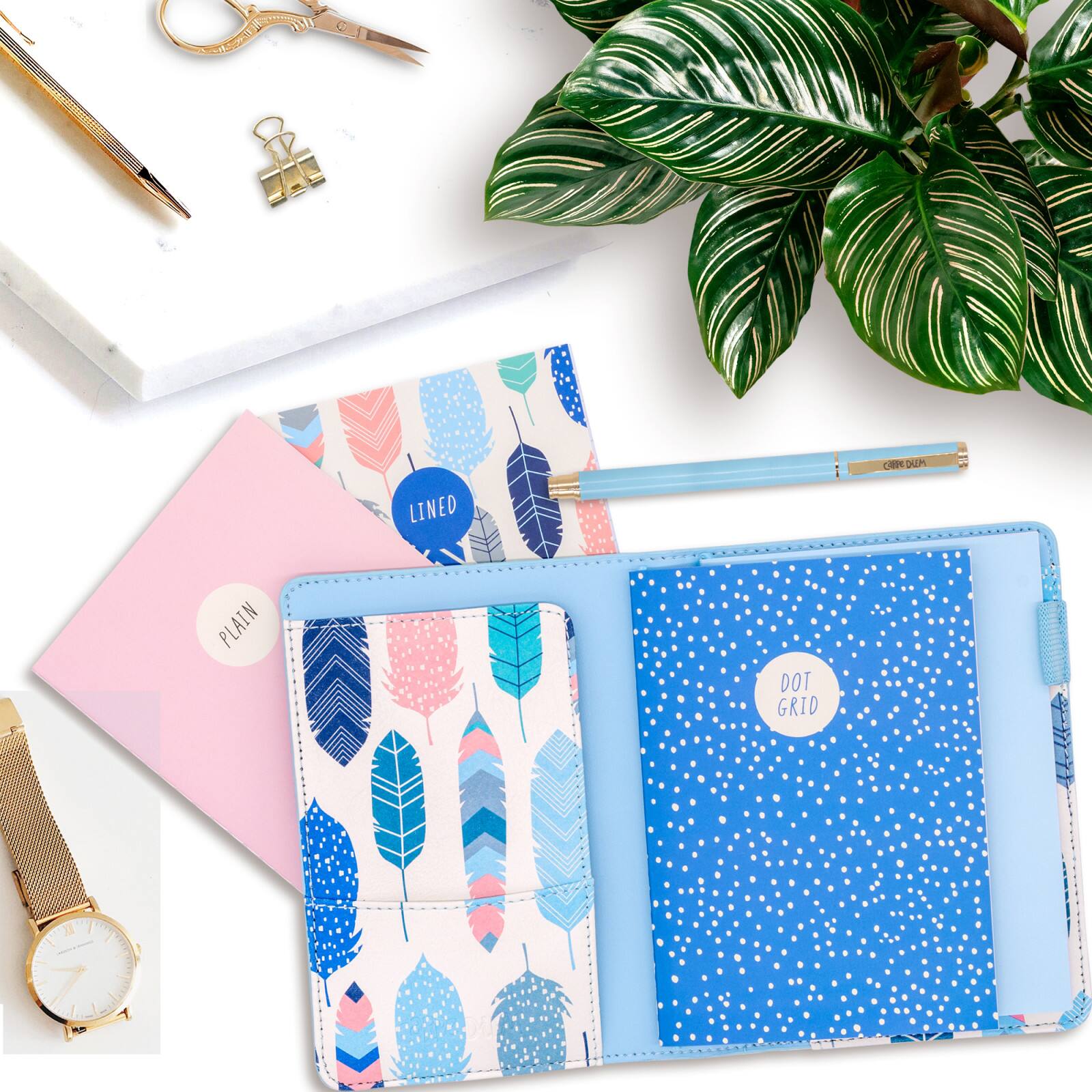 Pukka Pads Sky Blue A6 Notebook & Passport Holder