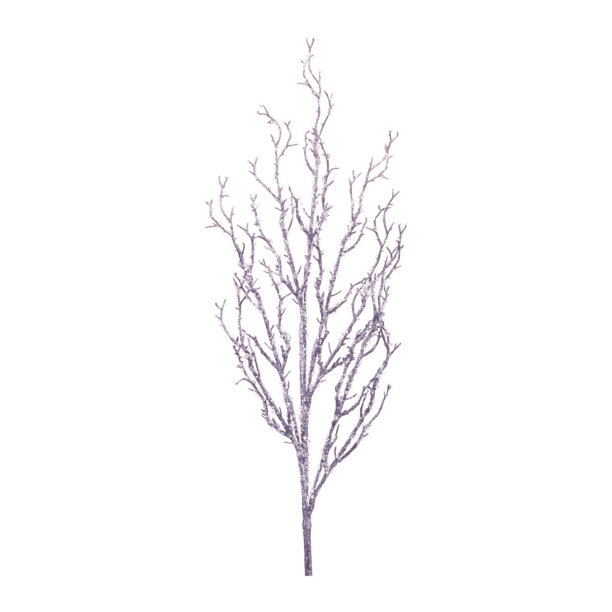 34" Navy Blue Beaded Twig Sprays Set