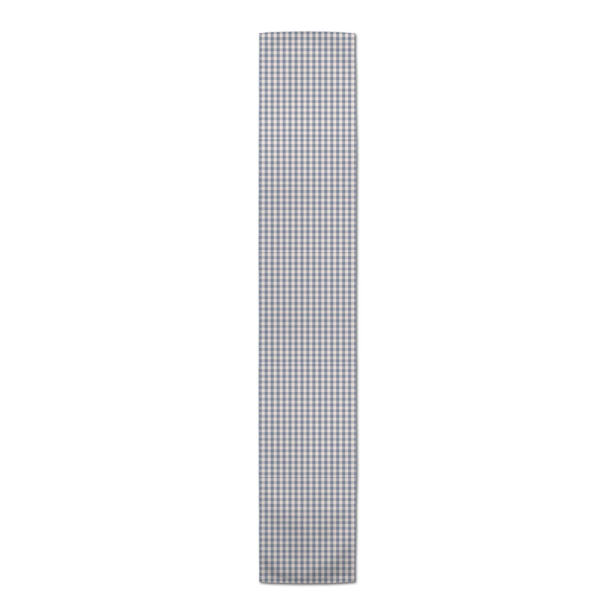 Plaid Cotton Twill Table Runner