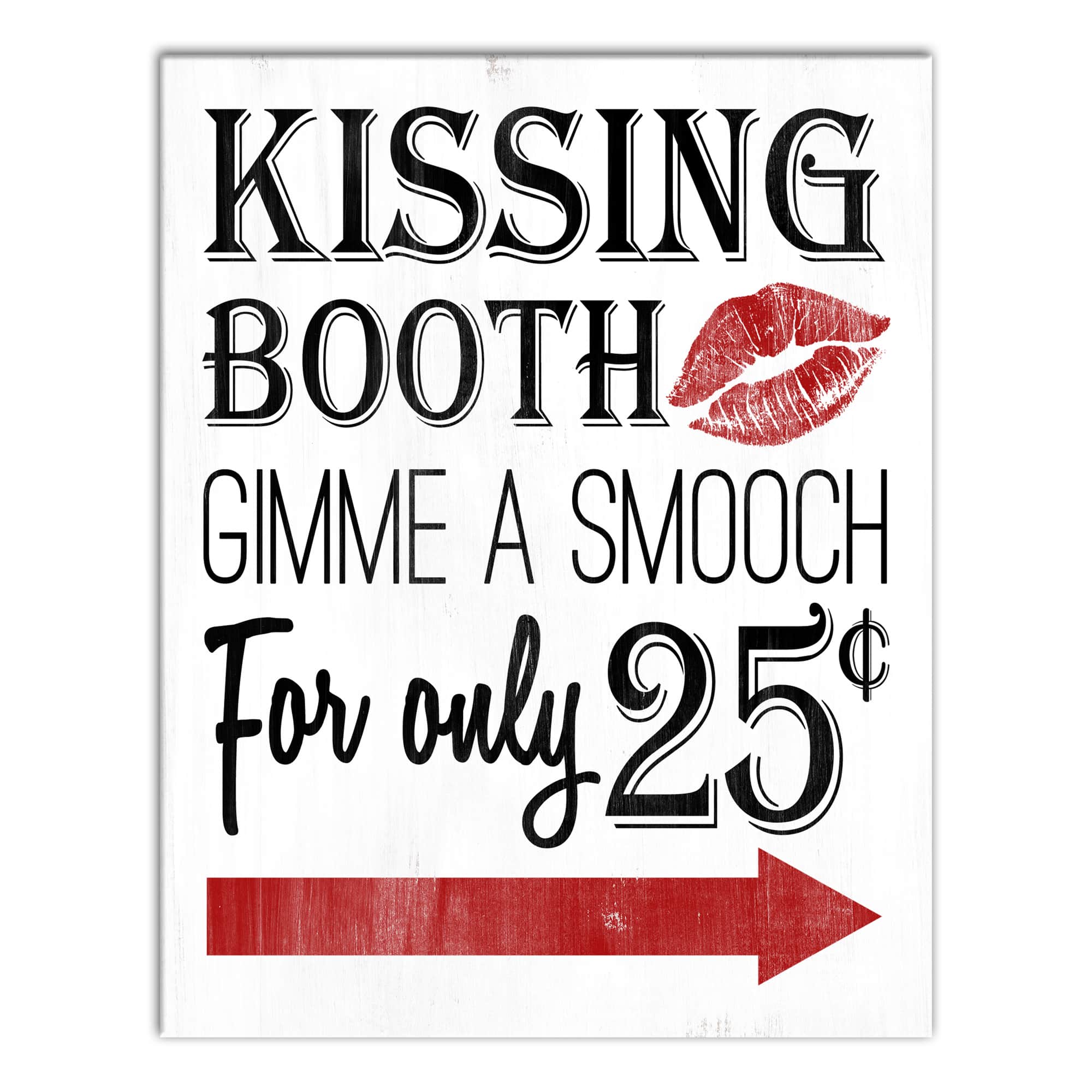 Kissing Booth Canvas Art