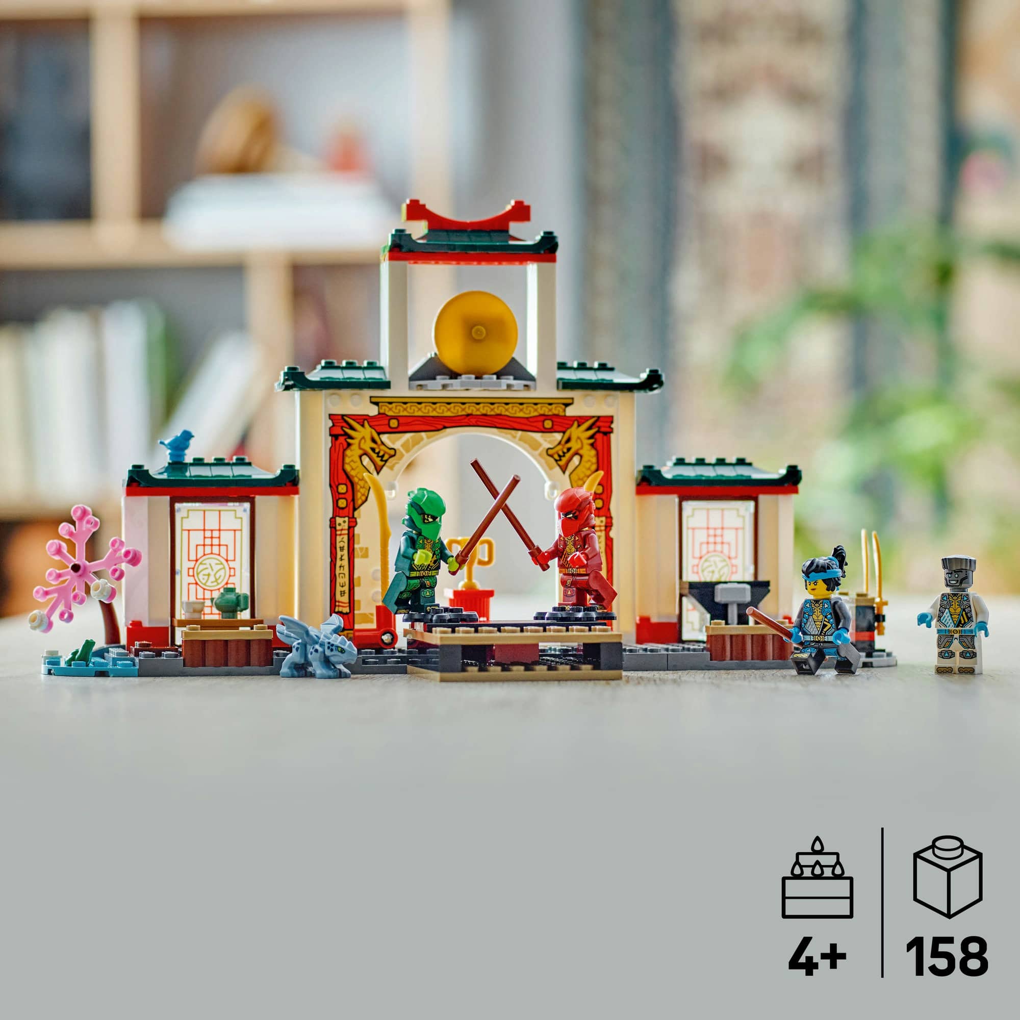 LEGO® NINJAGO® Ninja Spinjitzu Temple Action Toy Playset 71831