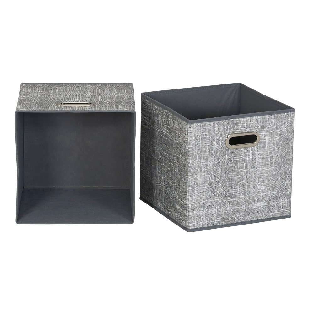 6 Pack Household Essentials 11" Fabric Storage Bins