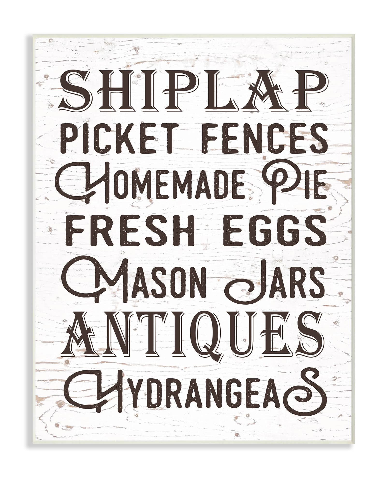 Stupell Industries The Best Rustic Things Farmhouse Wall Plaque