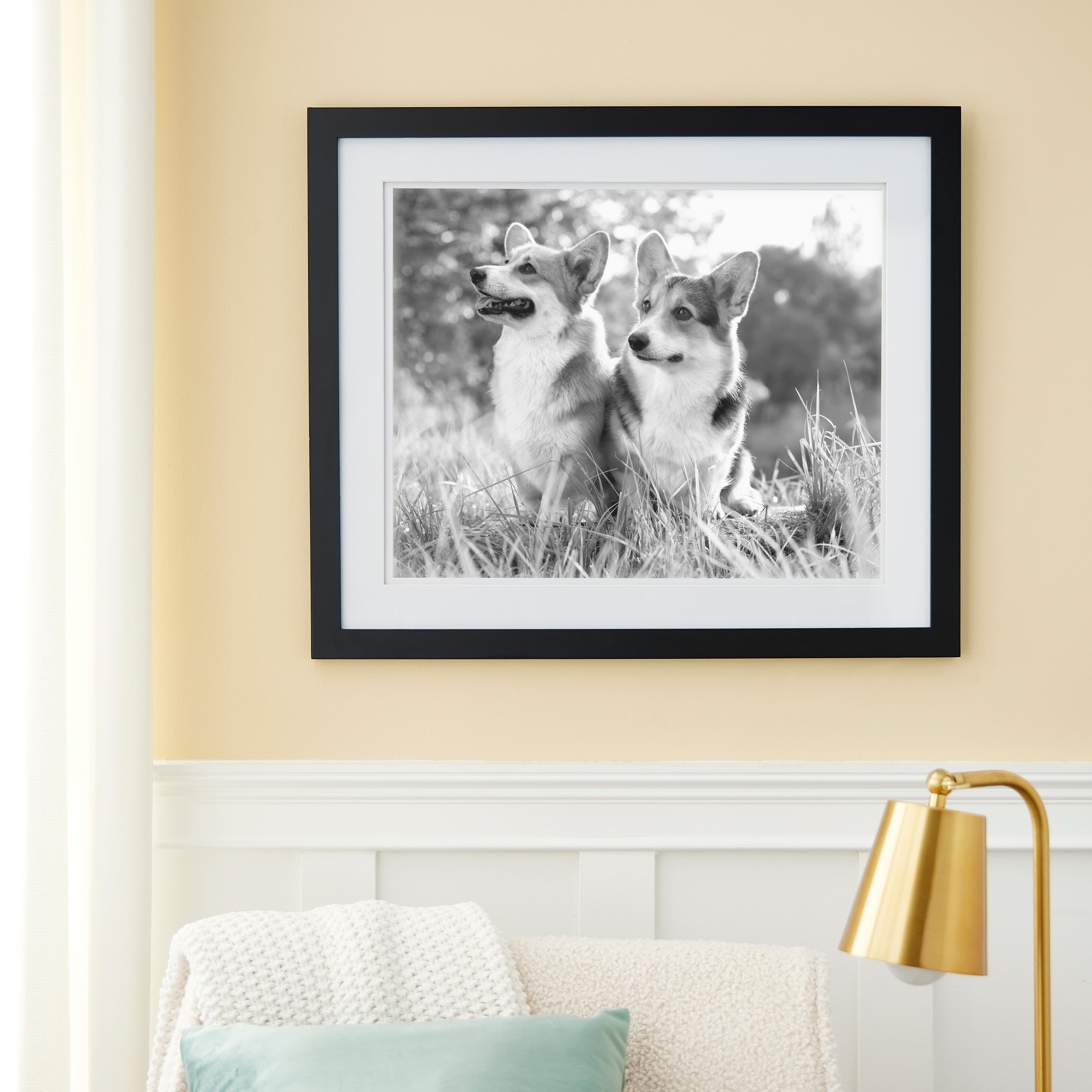 Gallery Black Wall Frame with Double Mat by Studio Décor®