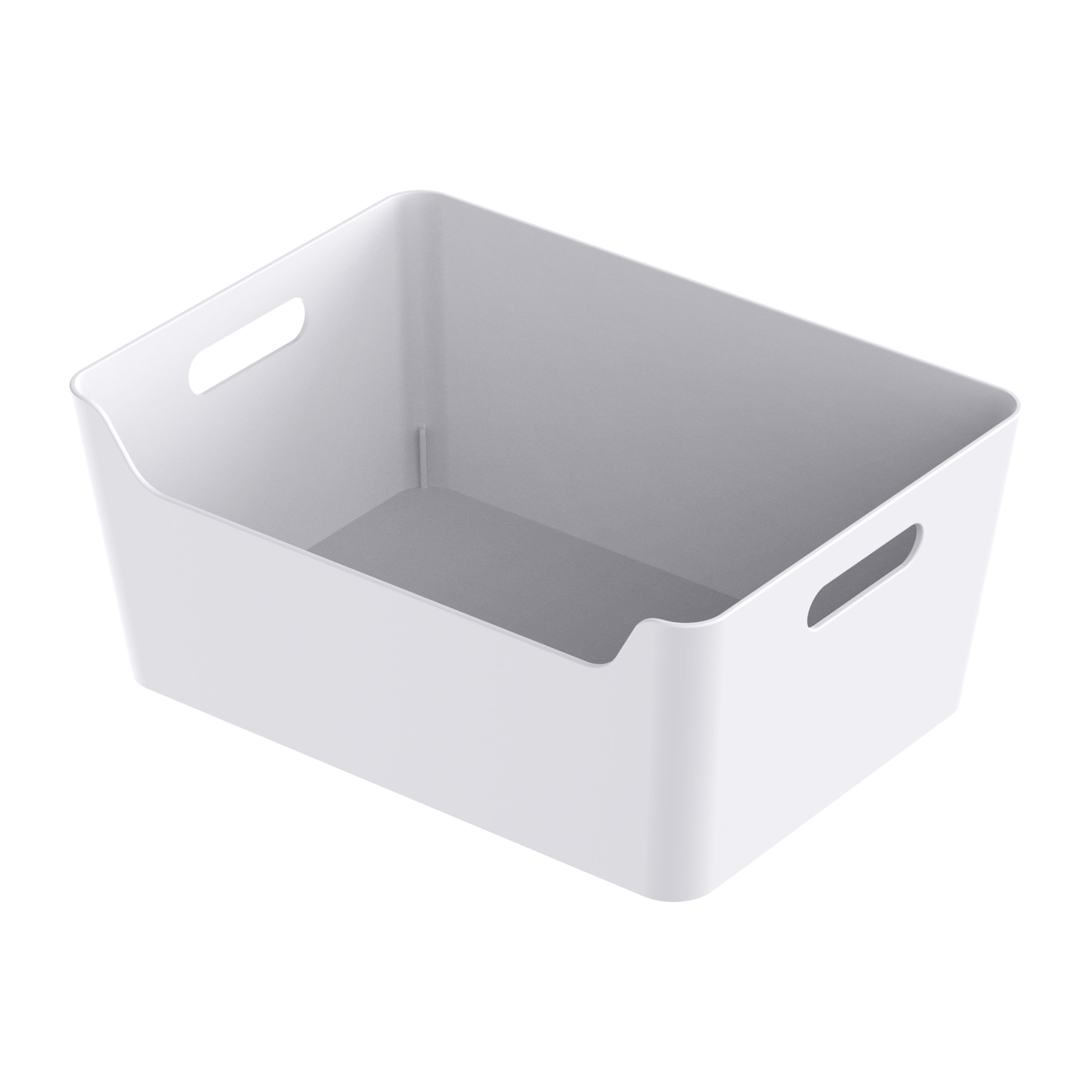 Large White Open Storage Bin by Simply Tidy