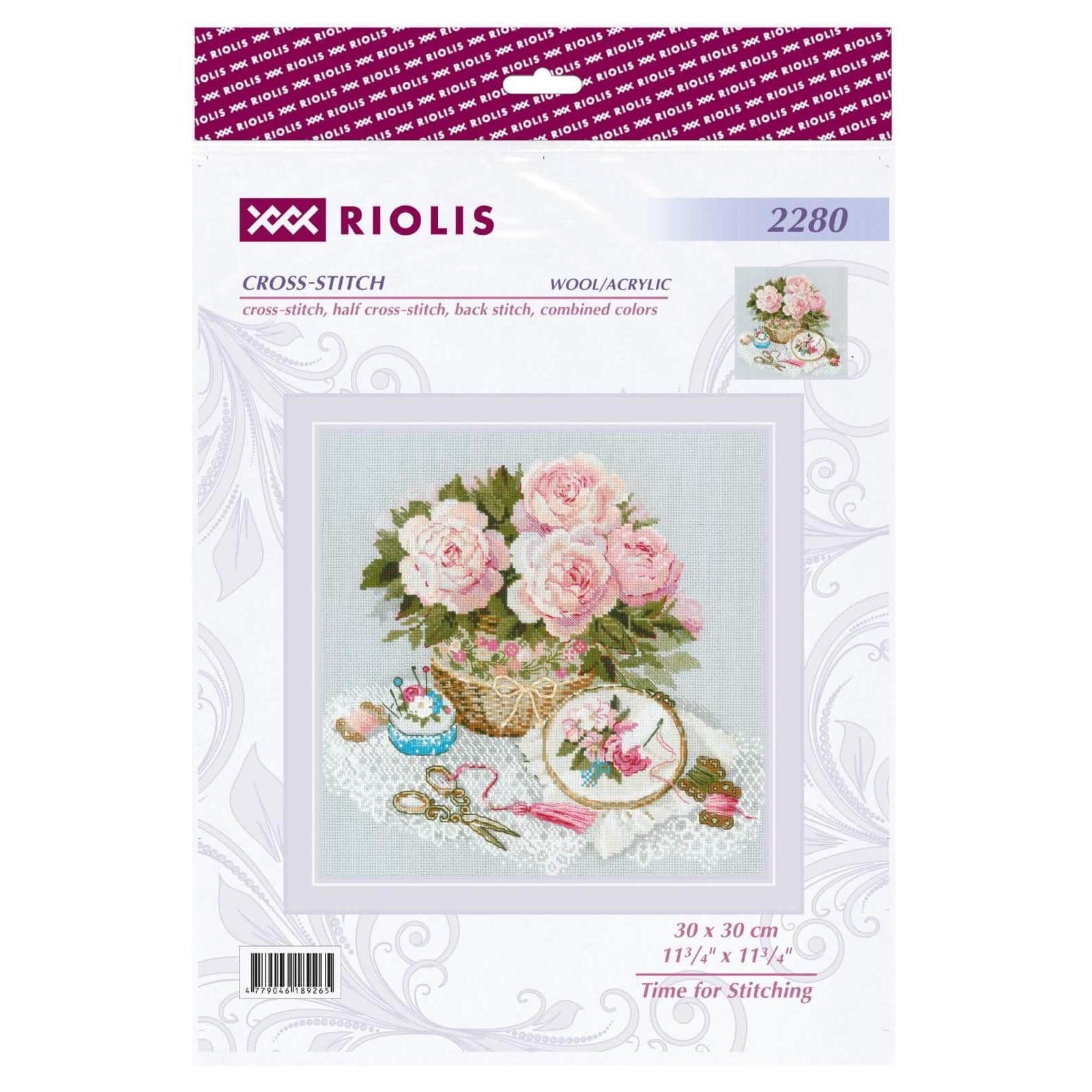 RIOLIS Time for Stitching Counted Cross Stitch Kit