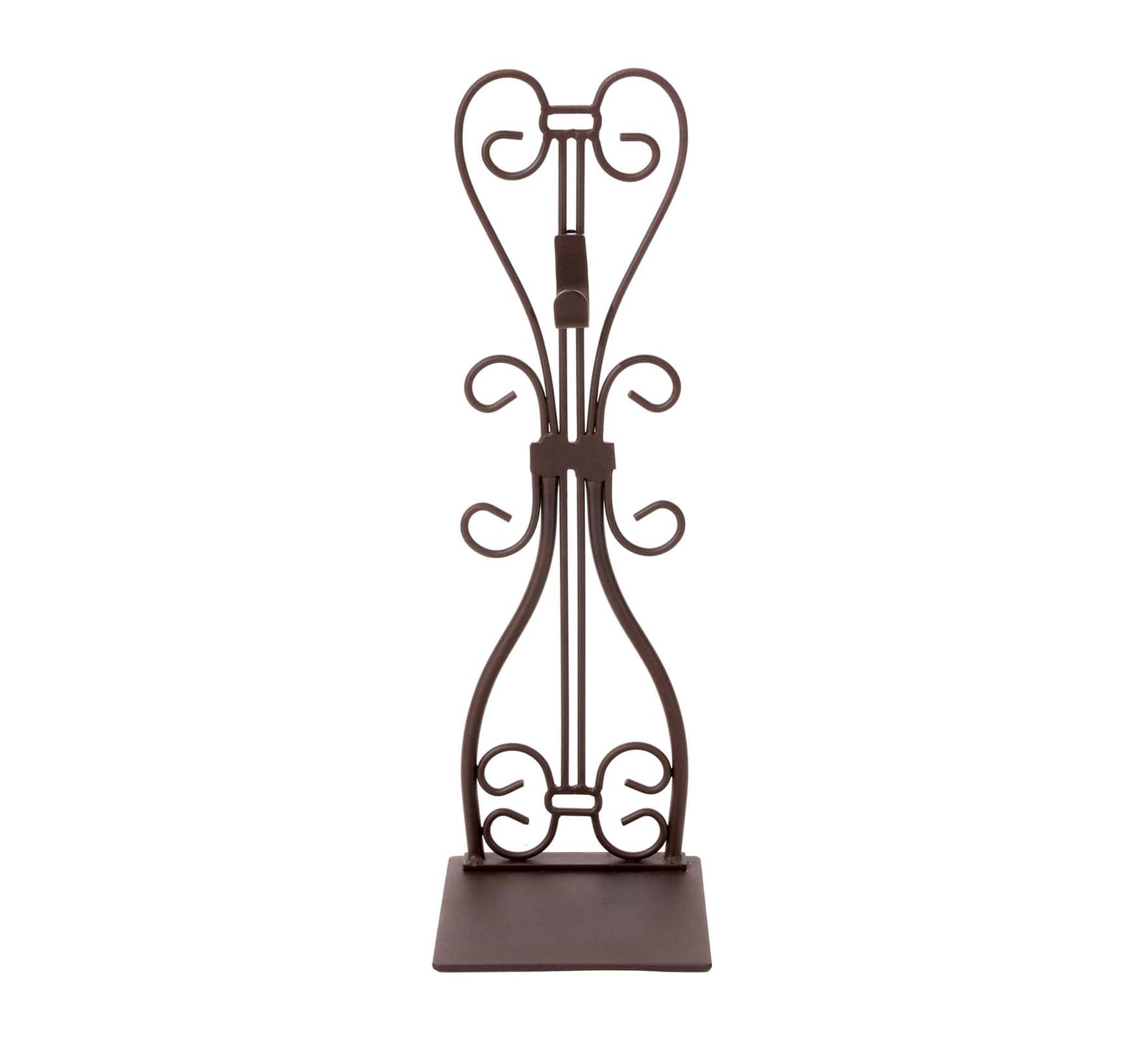 Village Lighting Elegant Adjustable Fireplace Mantle Wreath Hanger