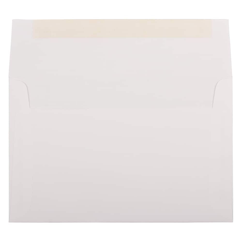 JAM Paper 5.75" x 8.75" Bright White Wove Strathmore Invitation Envelopes