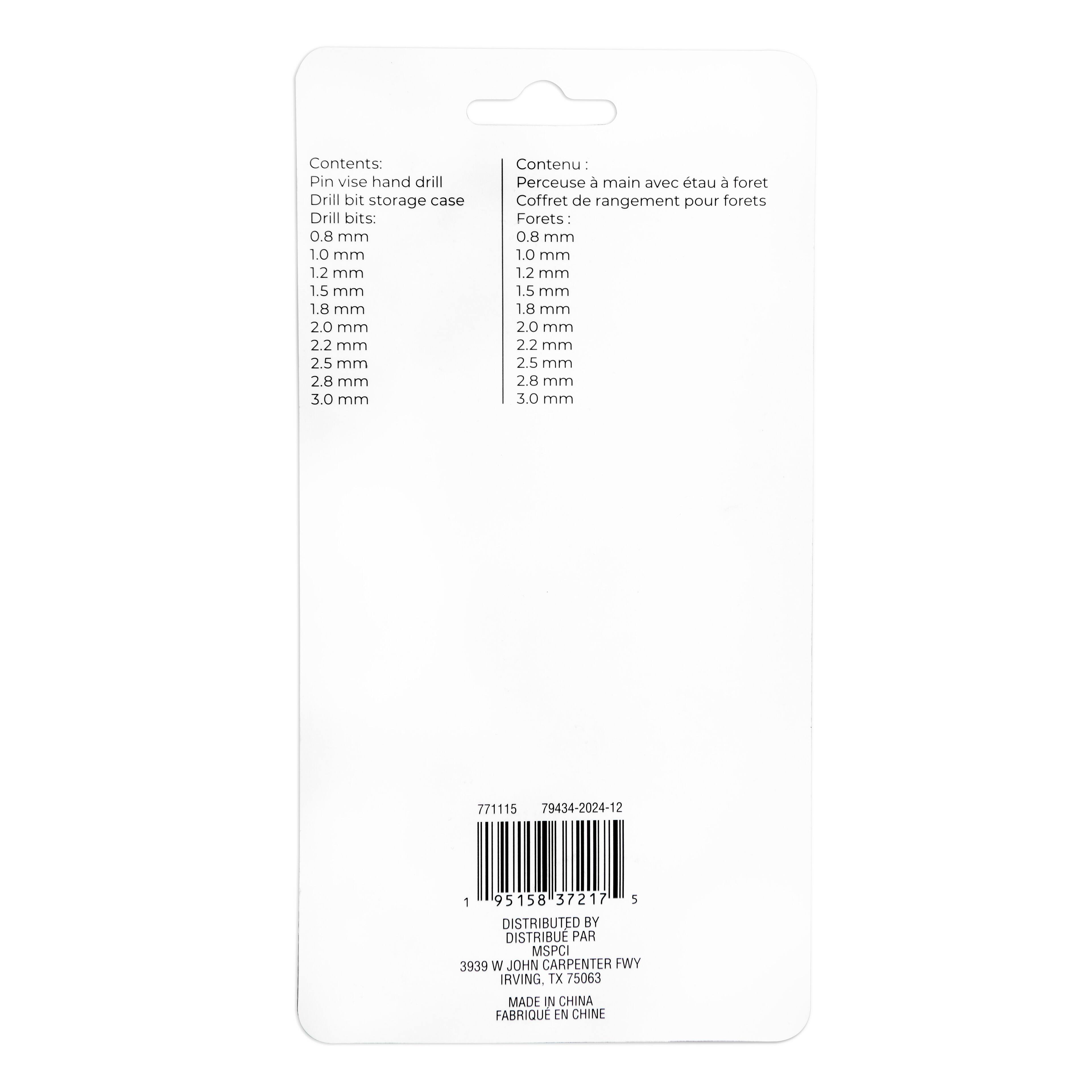 Pin Vise Hand Drill with Bits by Bead Landing™