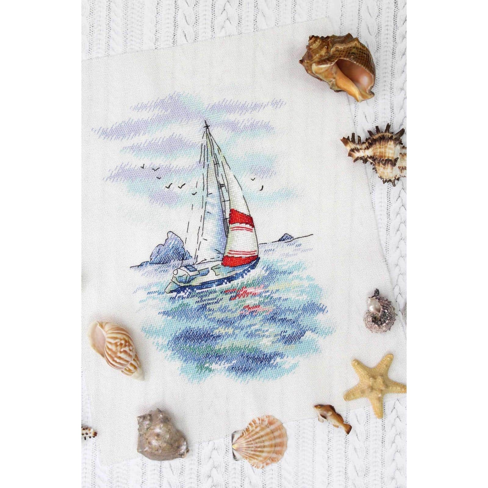 MP Studia Sea Regatta Cross Stitch Kit