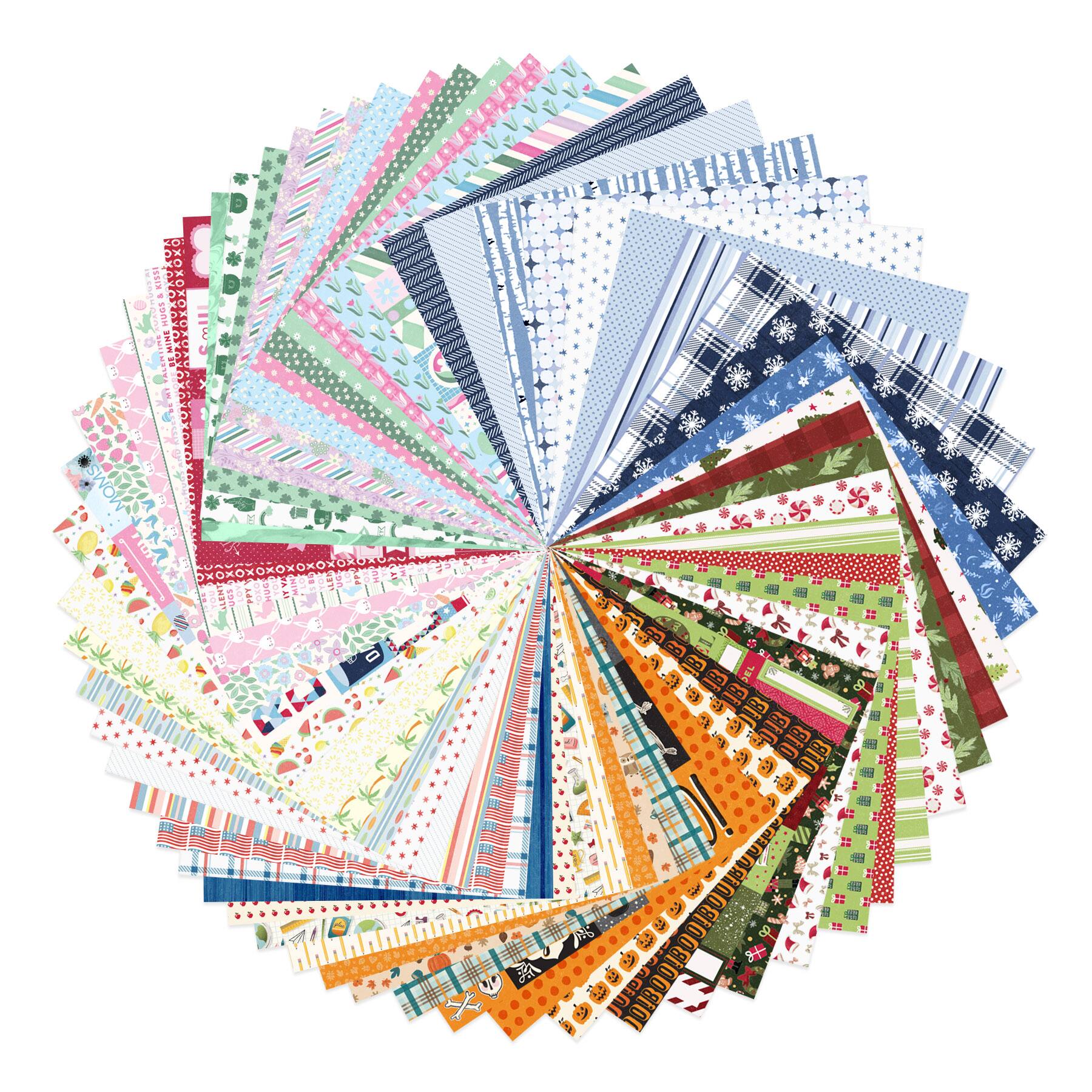 12" x 12" All Seasons Cardstock Paper Pad by Recollections™, 180 Sheets