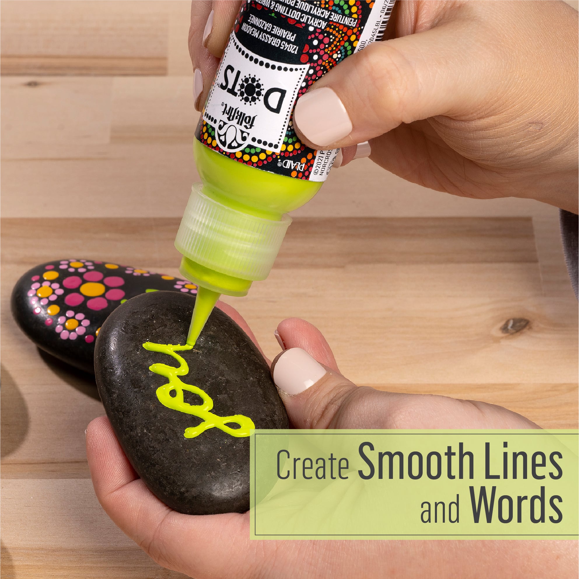 12 Pack: FolkArt® Dots™ Acrylic Dotting & Writing Paint