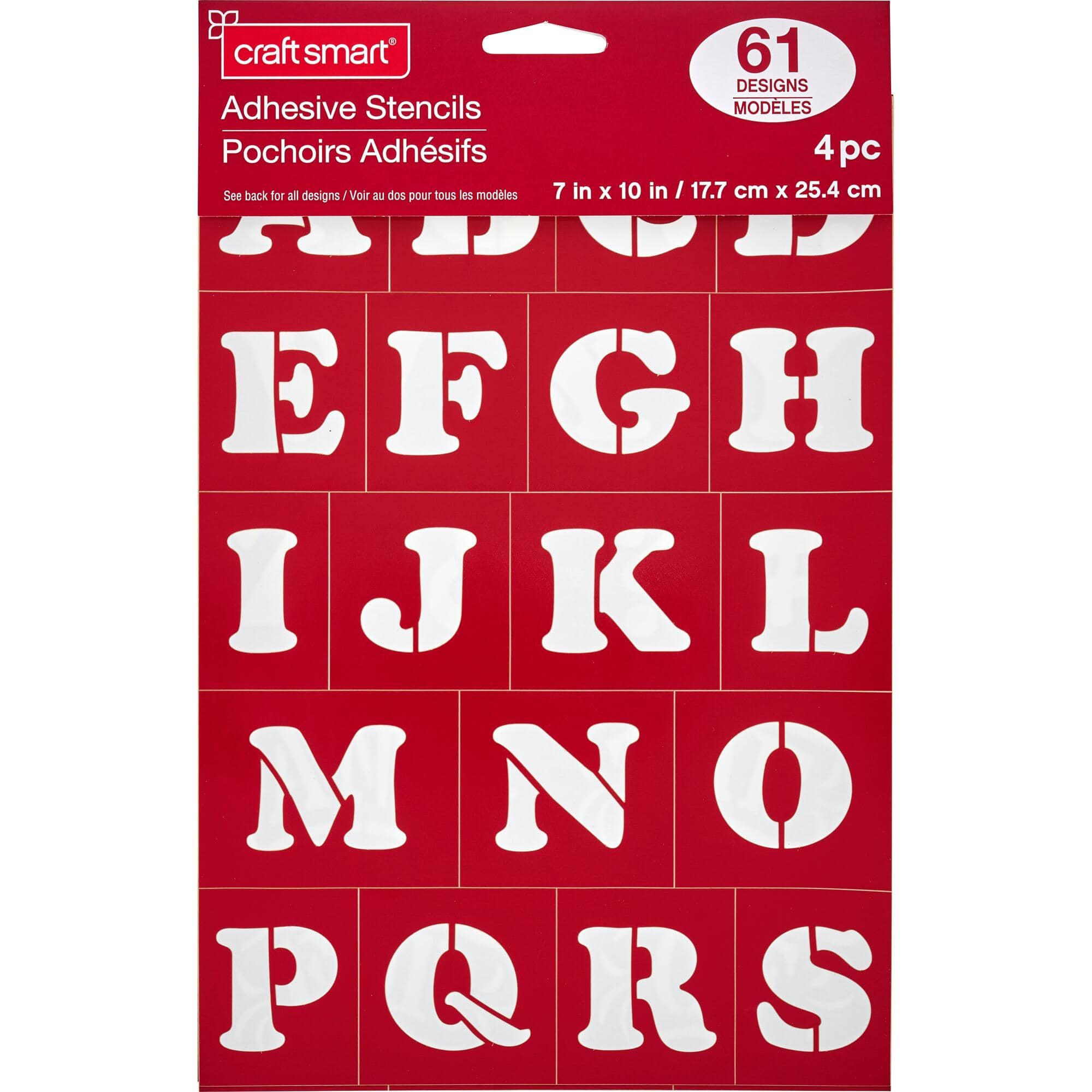 Bold Serif Alphabet Stencils, 7" x 10" by Craft Smart®