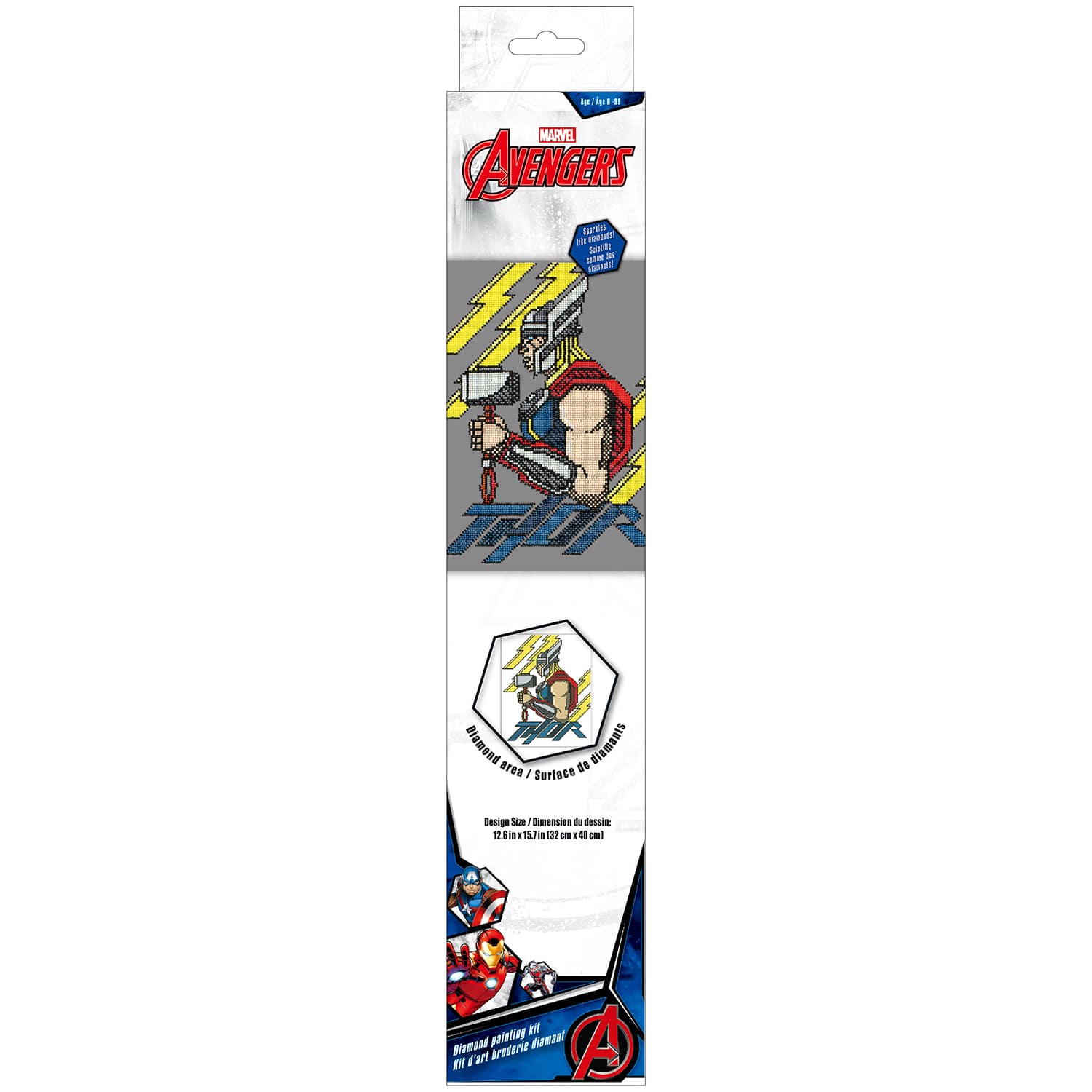 Camelot® Dots Thor Bring On The Thunder Diamond Painting Kit