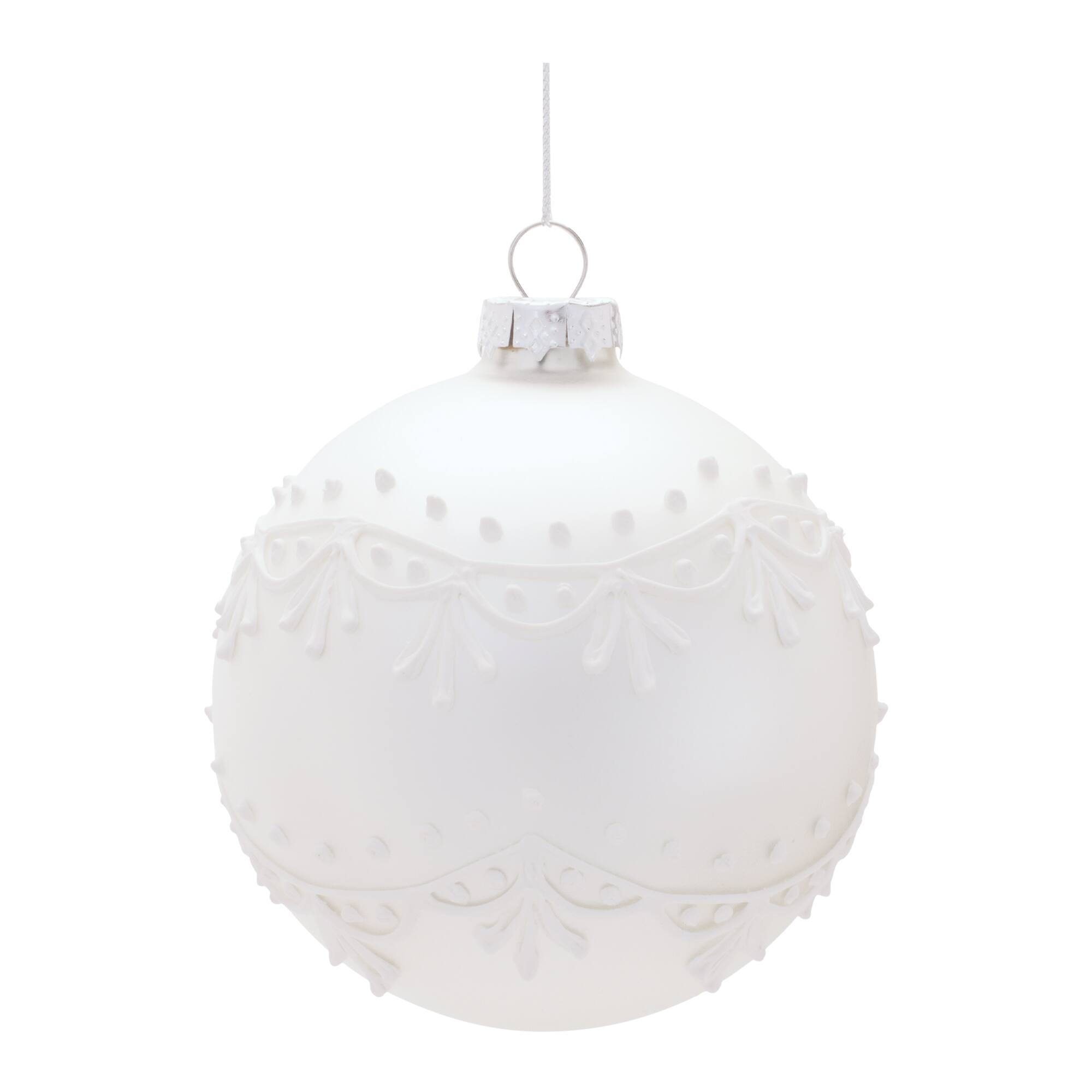 Melrose 4.75" Round Glass Ornaments, 6ct.