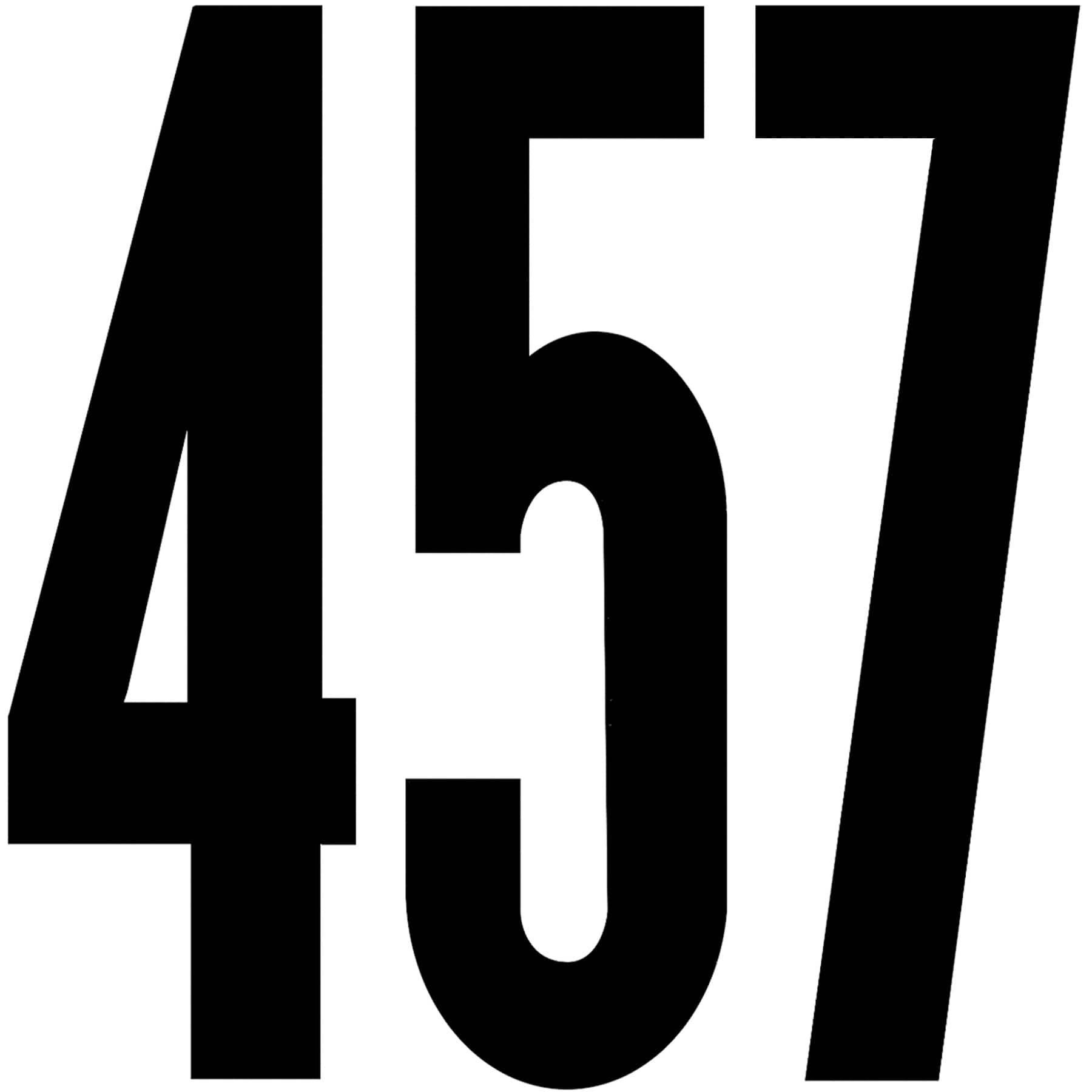 Graphic Products 6" Permanent Adhesive Vinyl Numbers