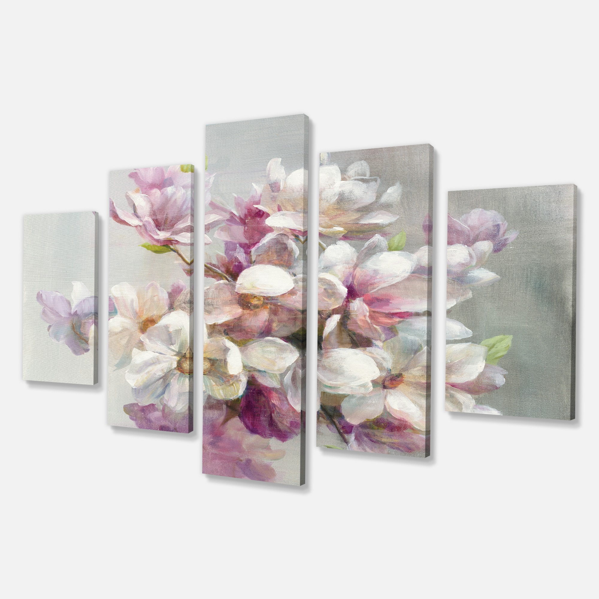 Designart - Pink Magnolia Flowers