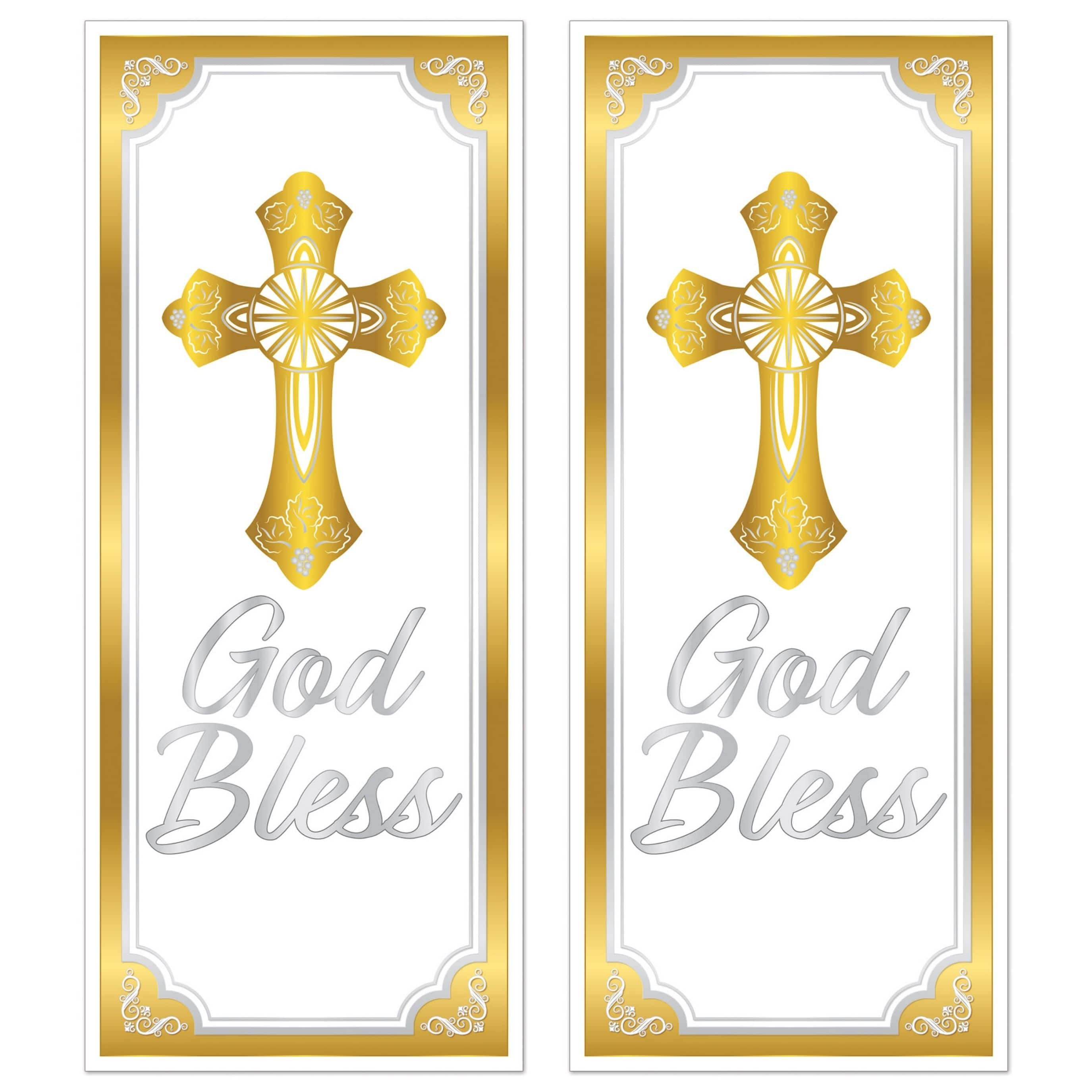 Beistle 6ft. God Bless Door Covers, 2ct.