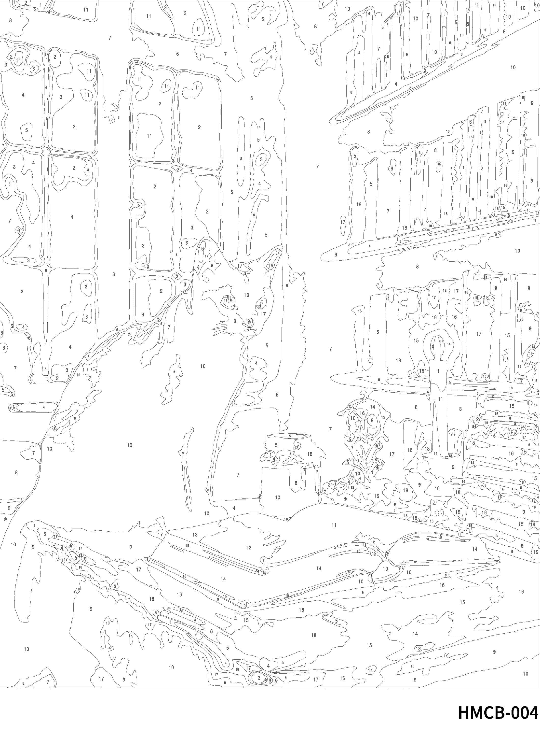 11" x 14" Cat in Library Paint-by-Number Kit by Artist's Loft®