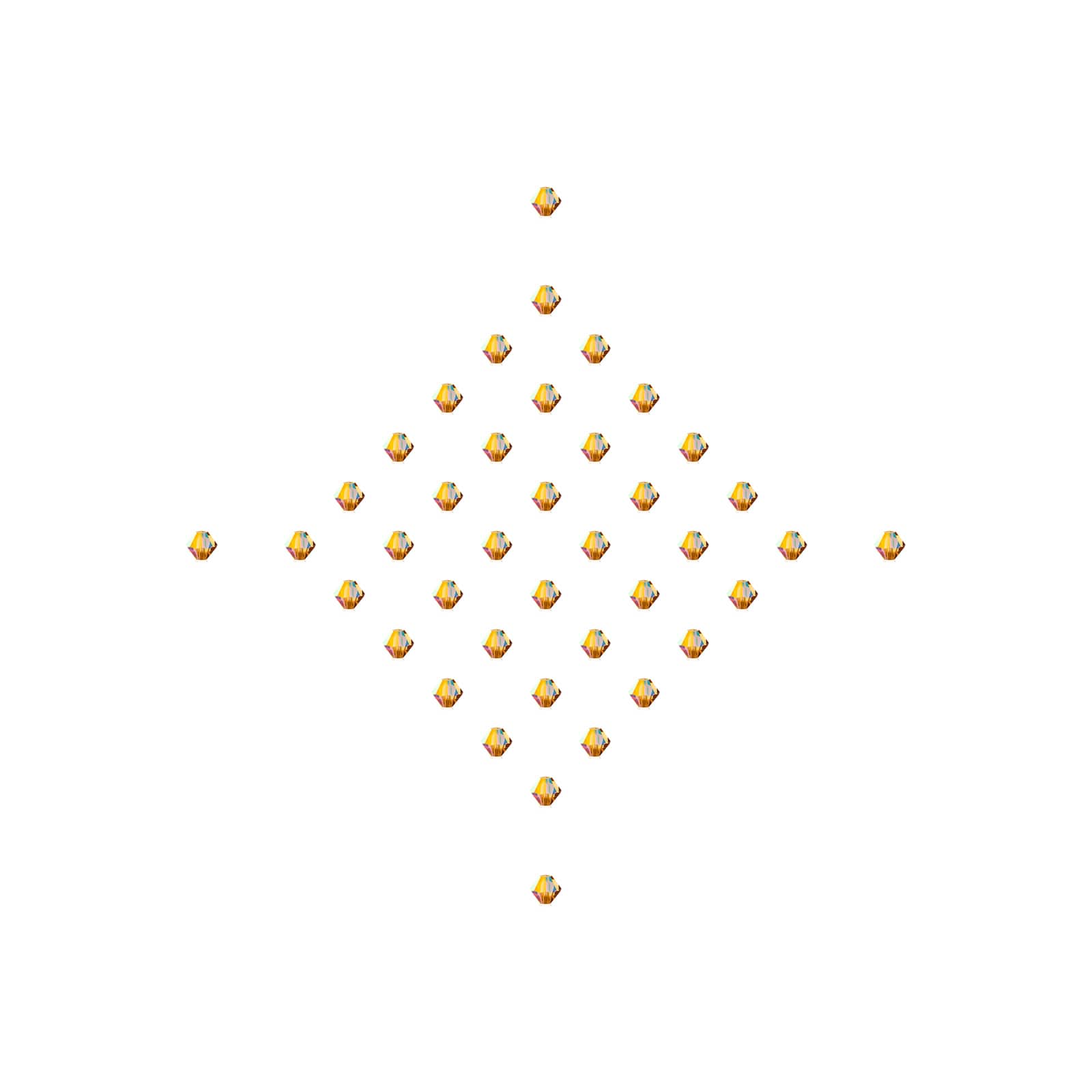 John Bead PRECIOSA 4mm Czech Crystal Bicone Beads, 40ct.