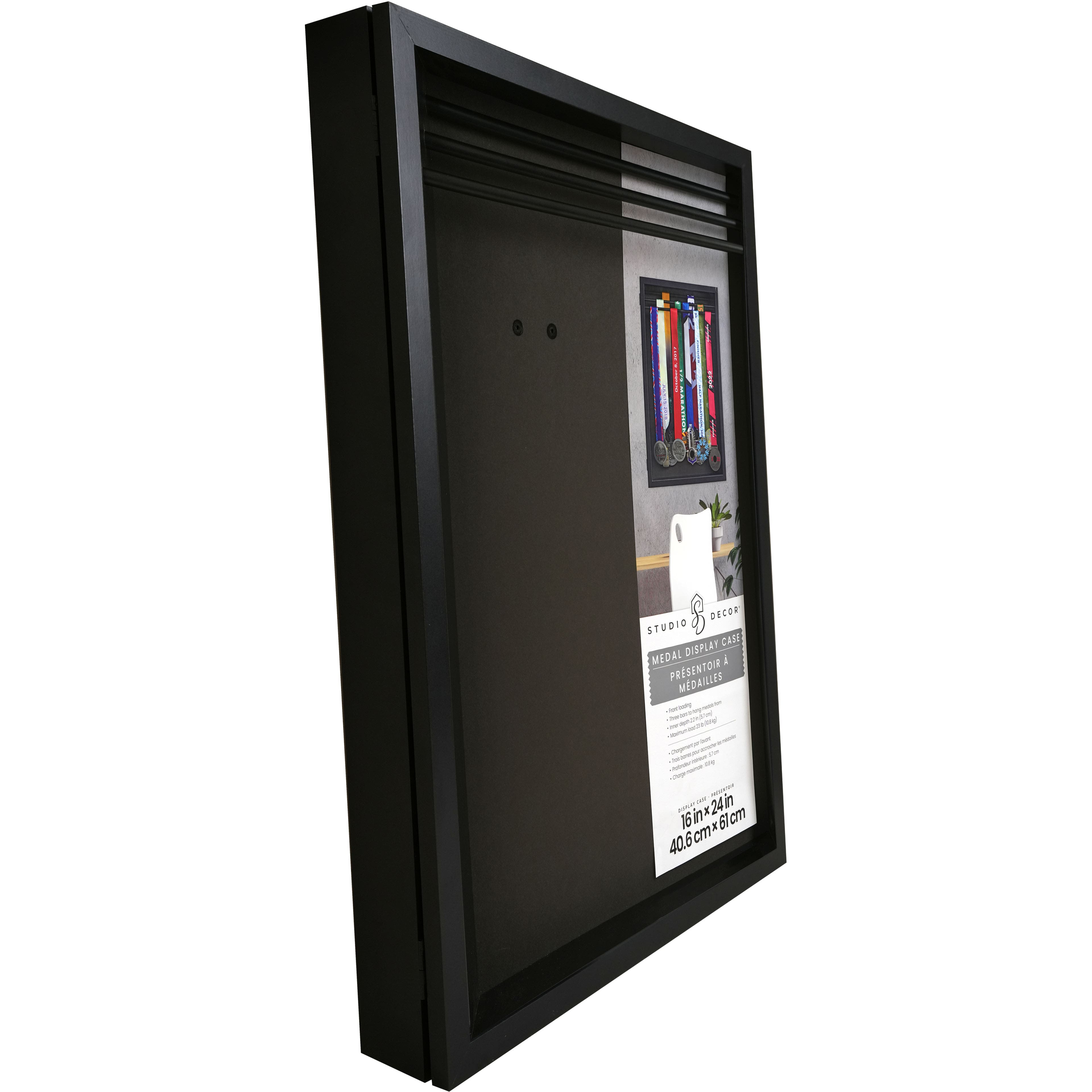 6 Pack: 16" x 24" Black Medal Display Case by Studio Décor®