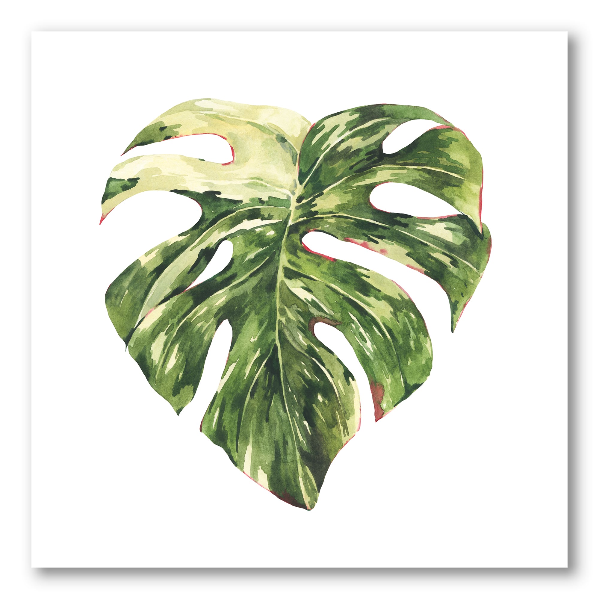 Designart - Tropical Green Leaves In Summer Times III