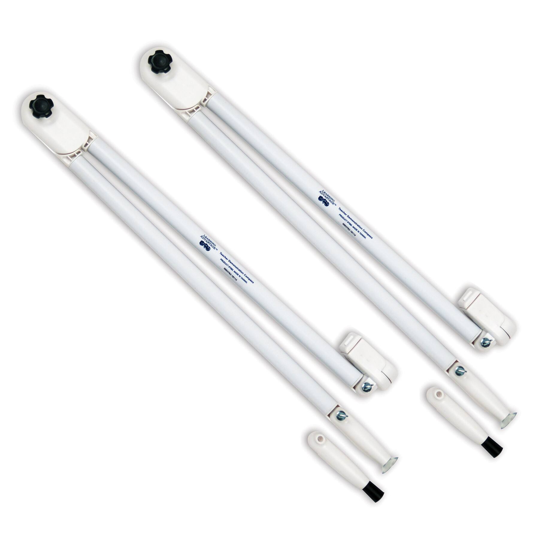 Learning Advantage™ 17" Dry Erase Plastic Compasses, 2ct.