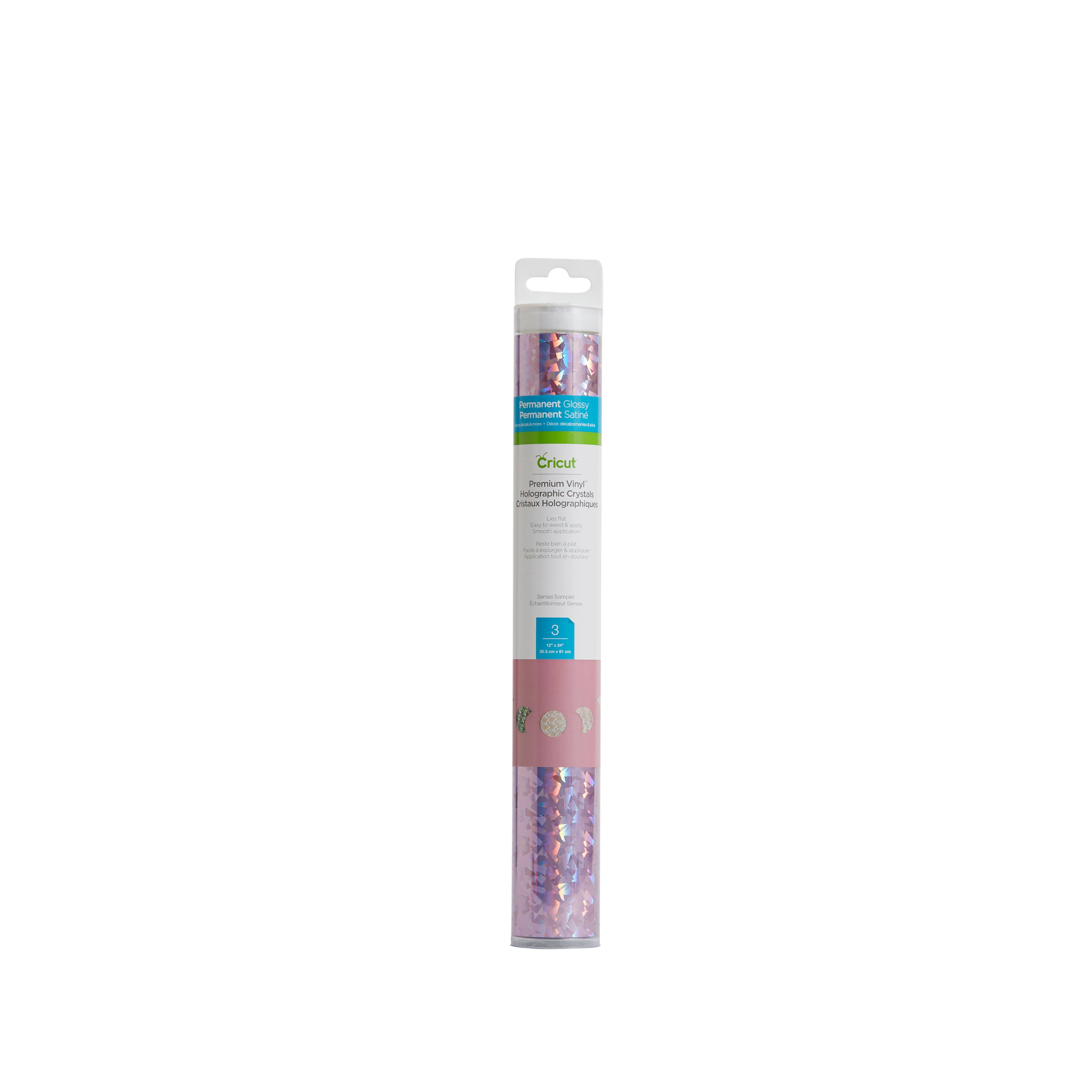 Cricut® Premium Vinyl™ Permanent Holographic Crystals Sensei Sampler