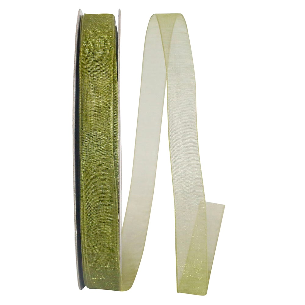 JAM Paper 5/8" x 100yd. Chiffon Mono Sheer Ribbon