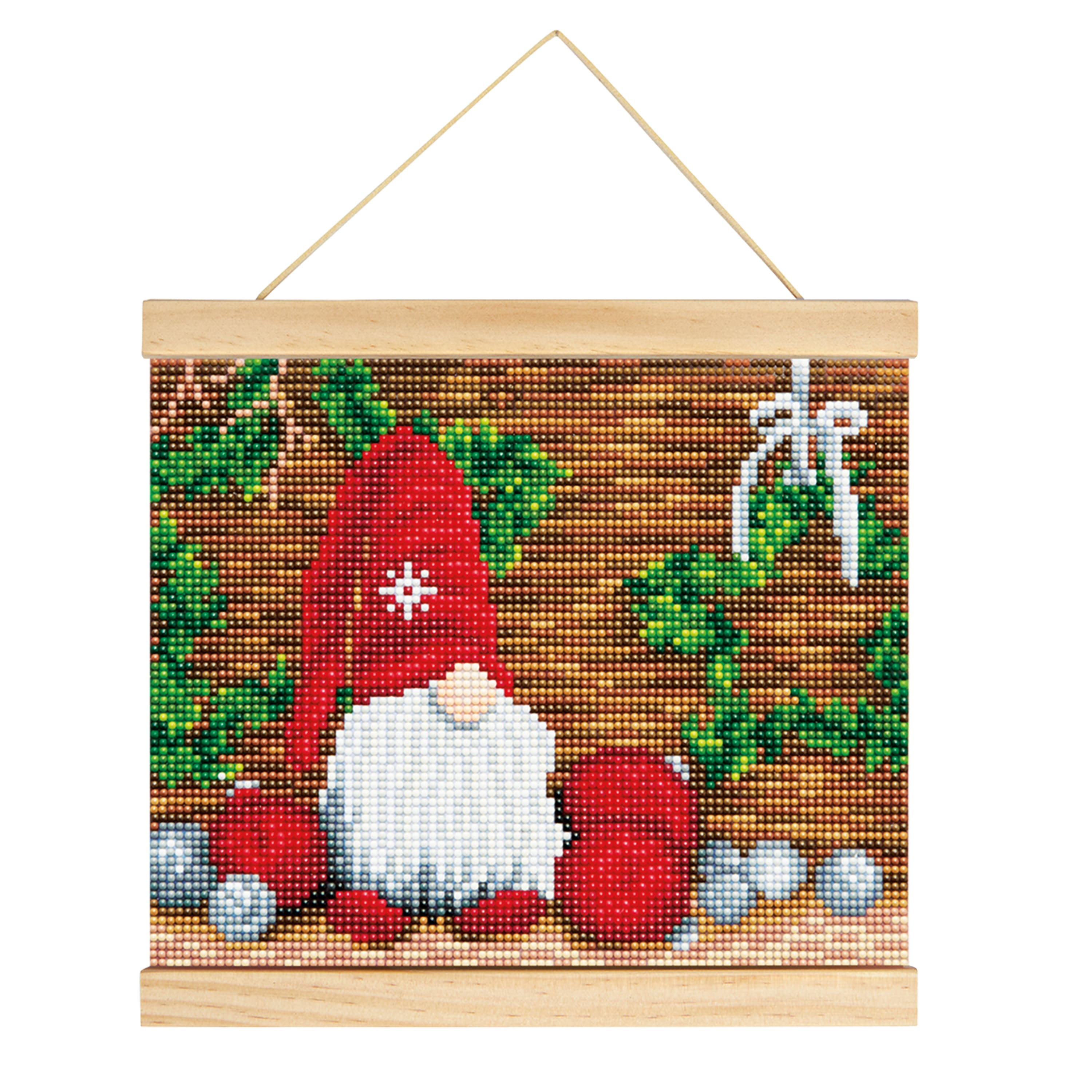 8" x 10" Gnome Diamond Art Kit with Magnetic Wood Frame by Make Market®