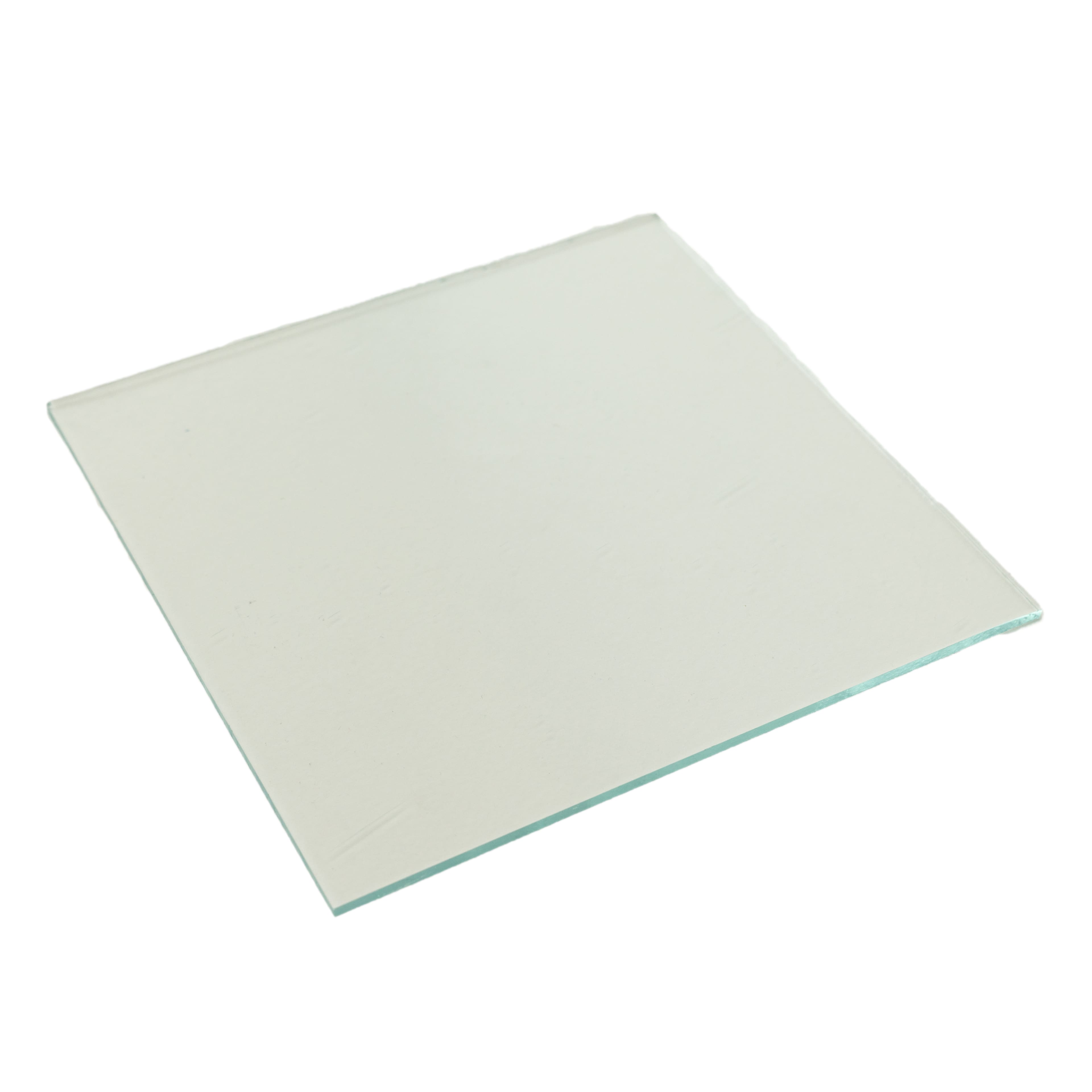 6" x 6" Icicle Clear Smooth Transparent Fusible Glass