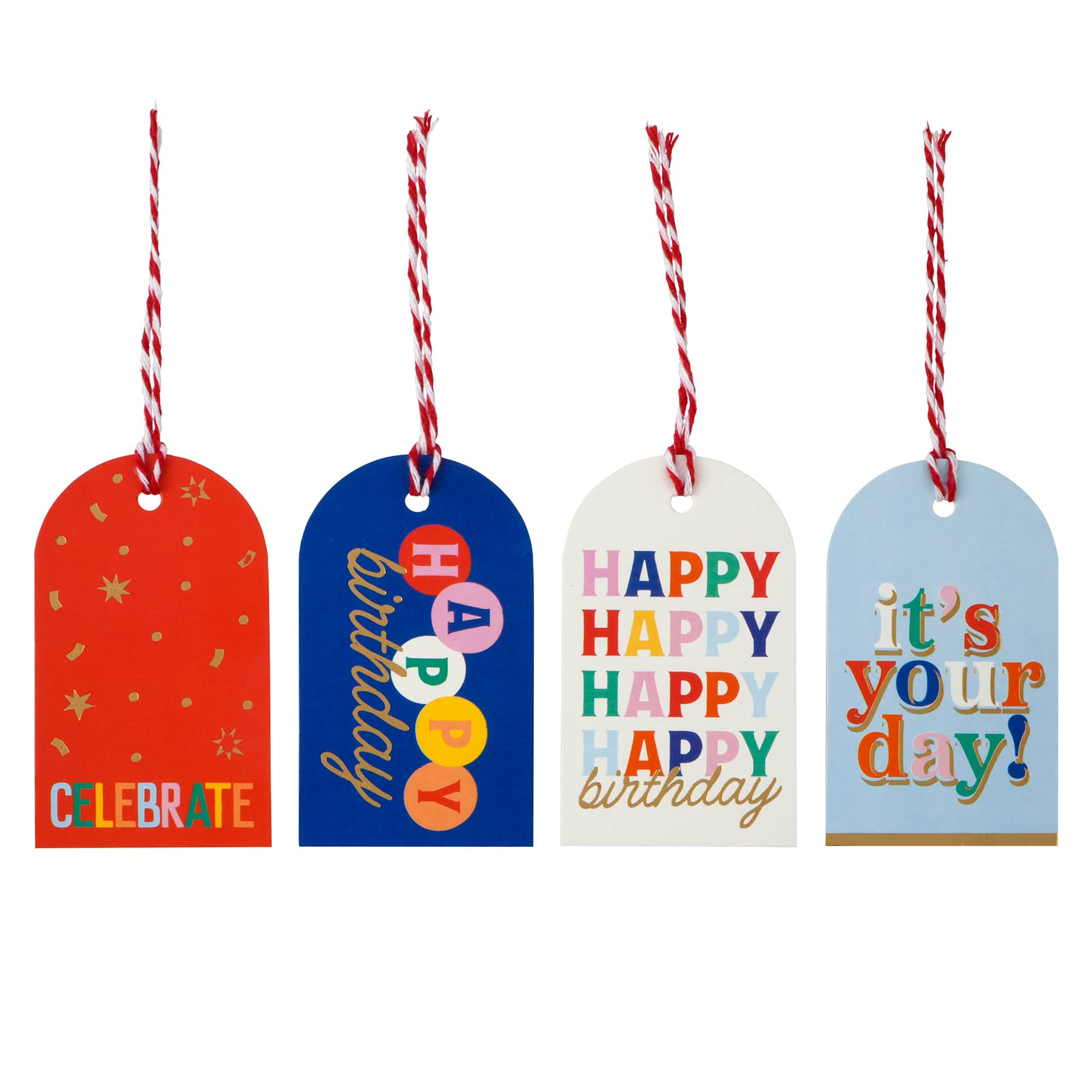 Happy Birthday Gift Tags, 12ct. by Celebrate It™