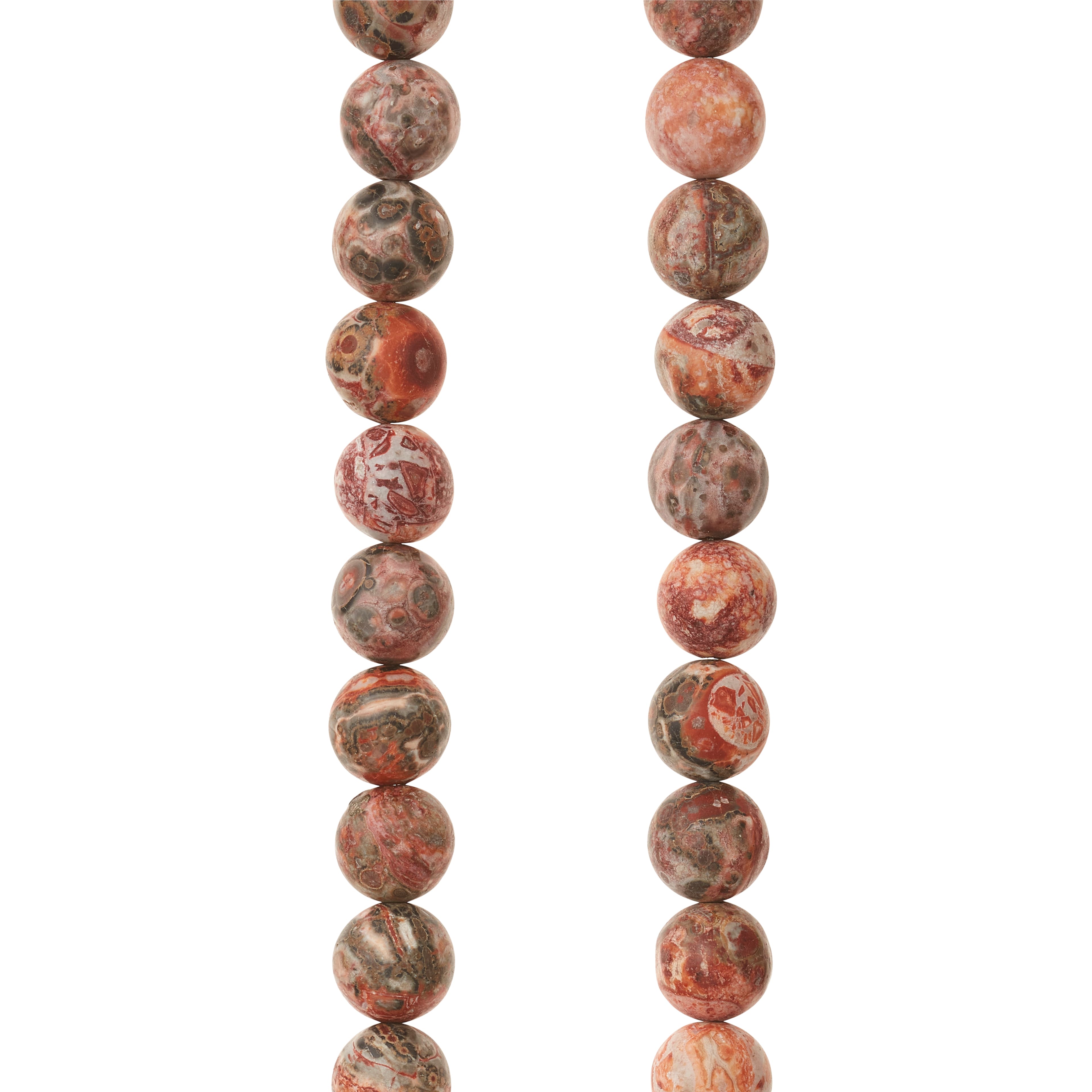 12 Pack: Leopard Jasper Round Beads, 8mm by Bead Landing™