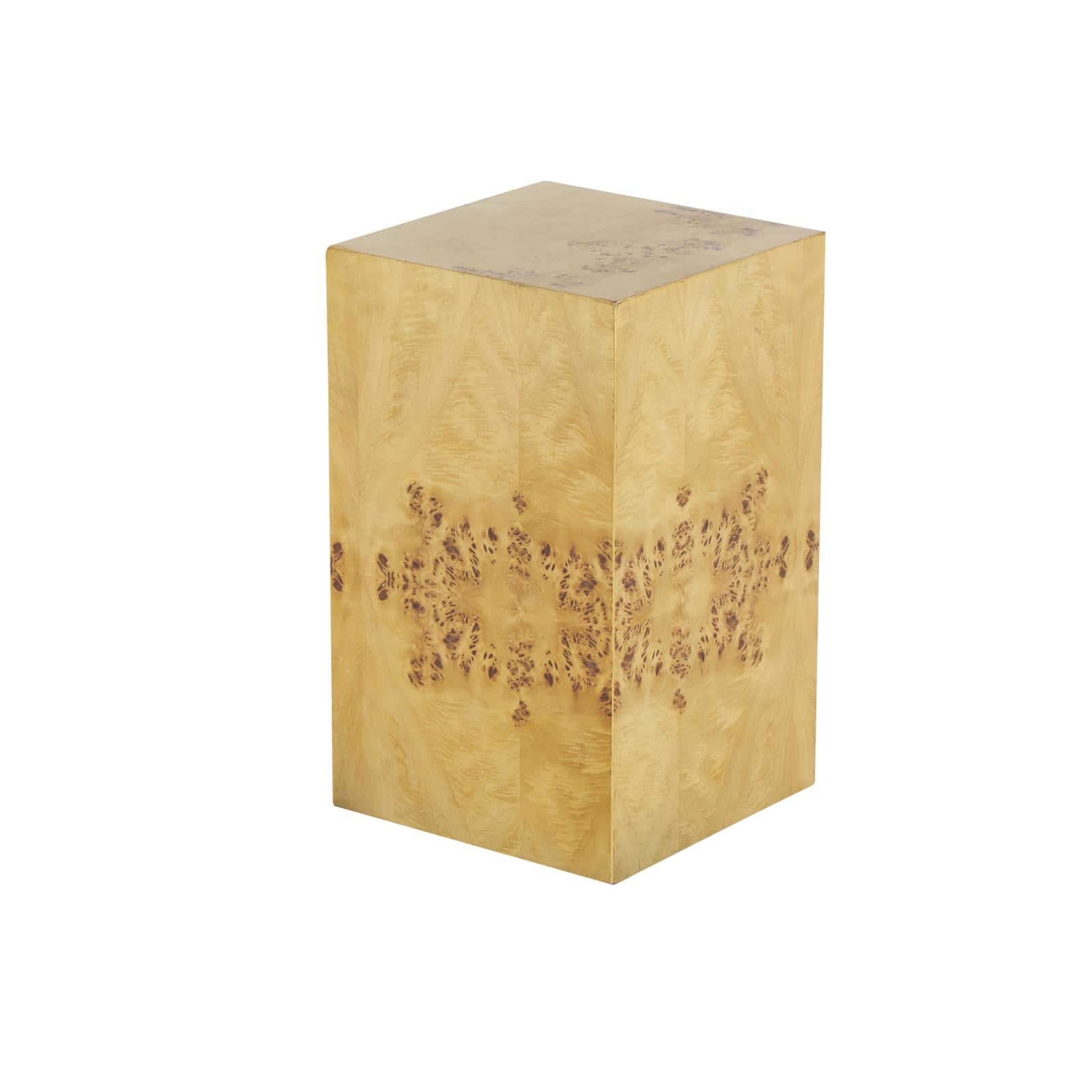12" x 20" Brown Wood Square Accent Table