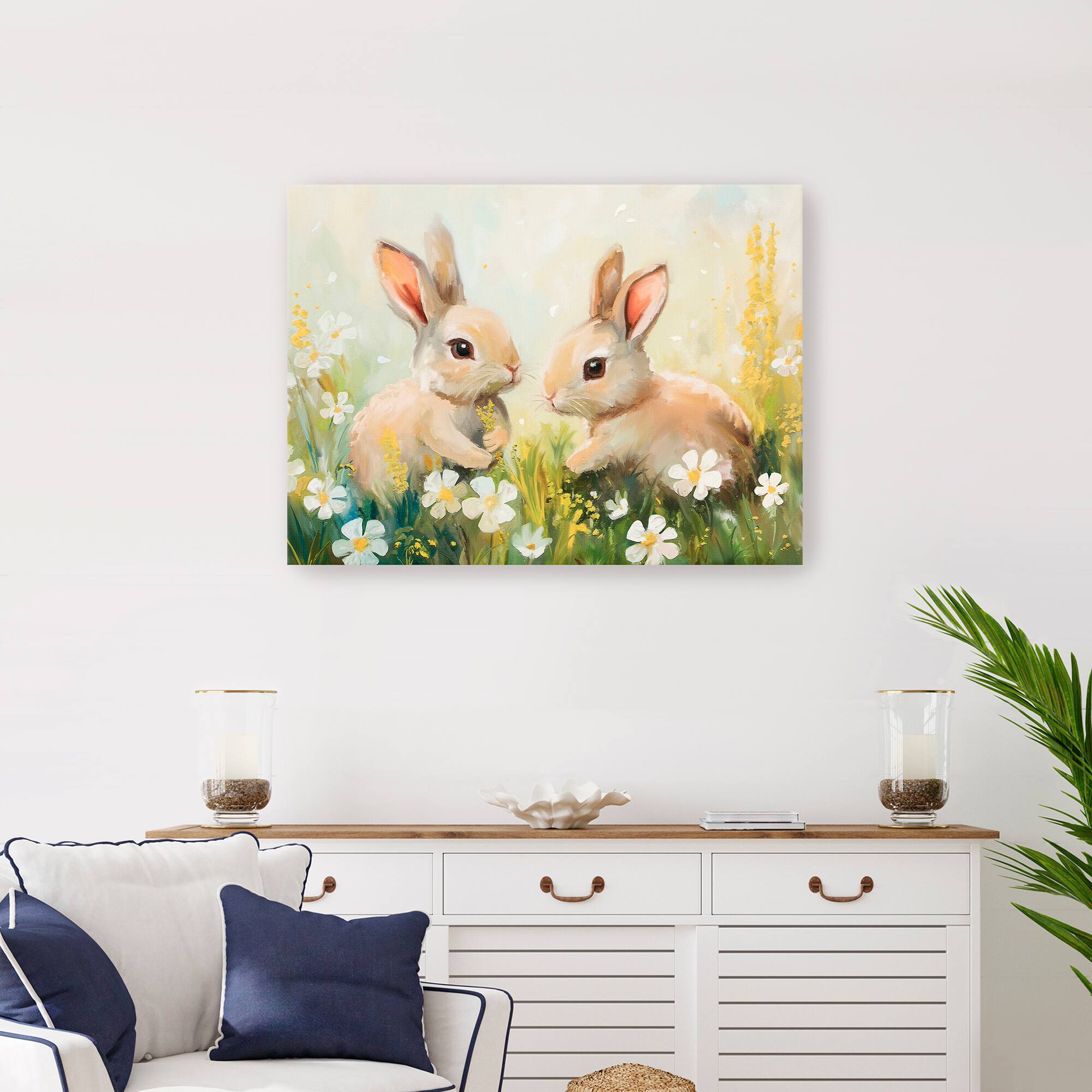 Lumaprints Spring Flower Fields Canvas Giclée Art