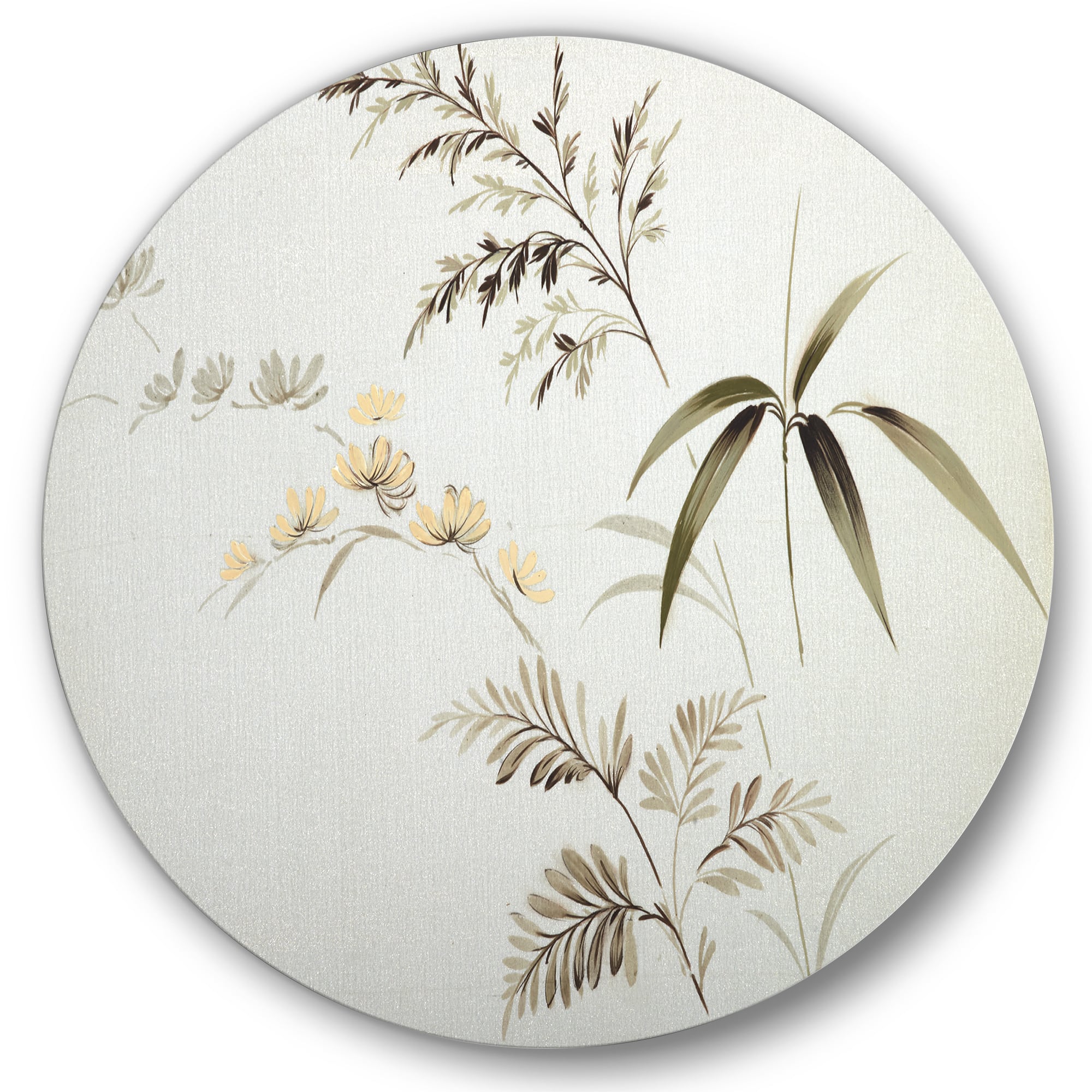 Designart - Retro Drawing of Flowers III
