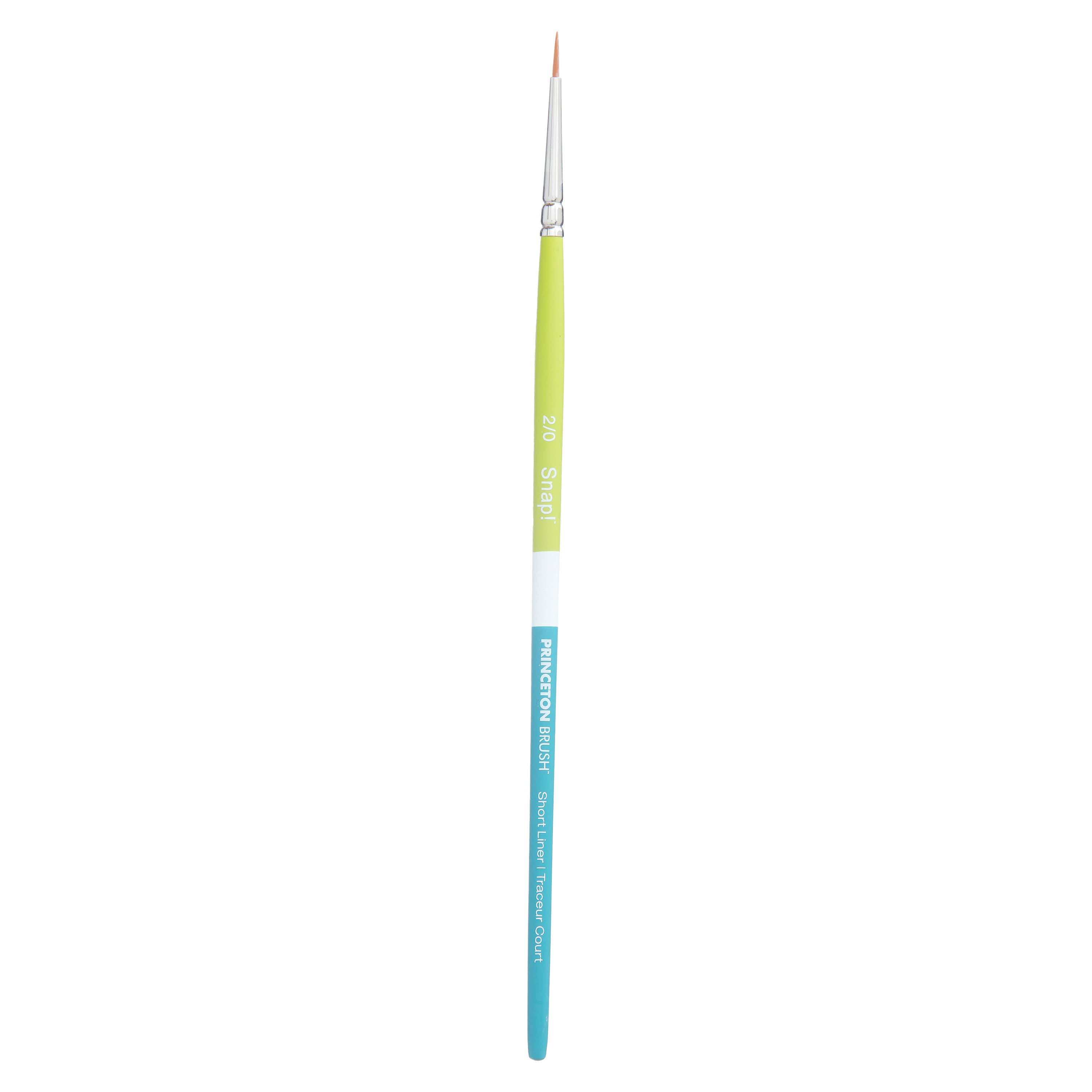 Princeton™ Snap!™ Series 9950 Synthetic Short Handle Short Liner Brush, Size 2/0