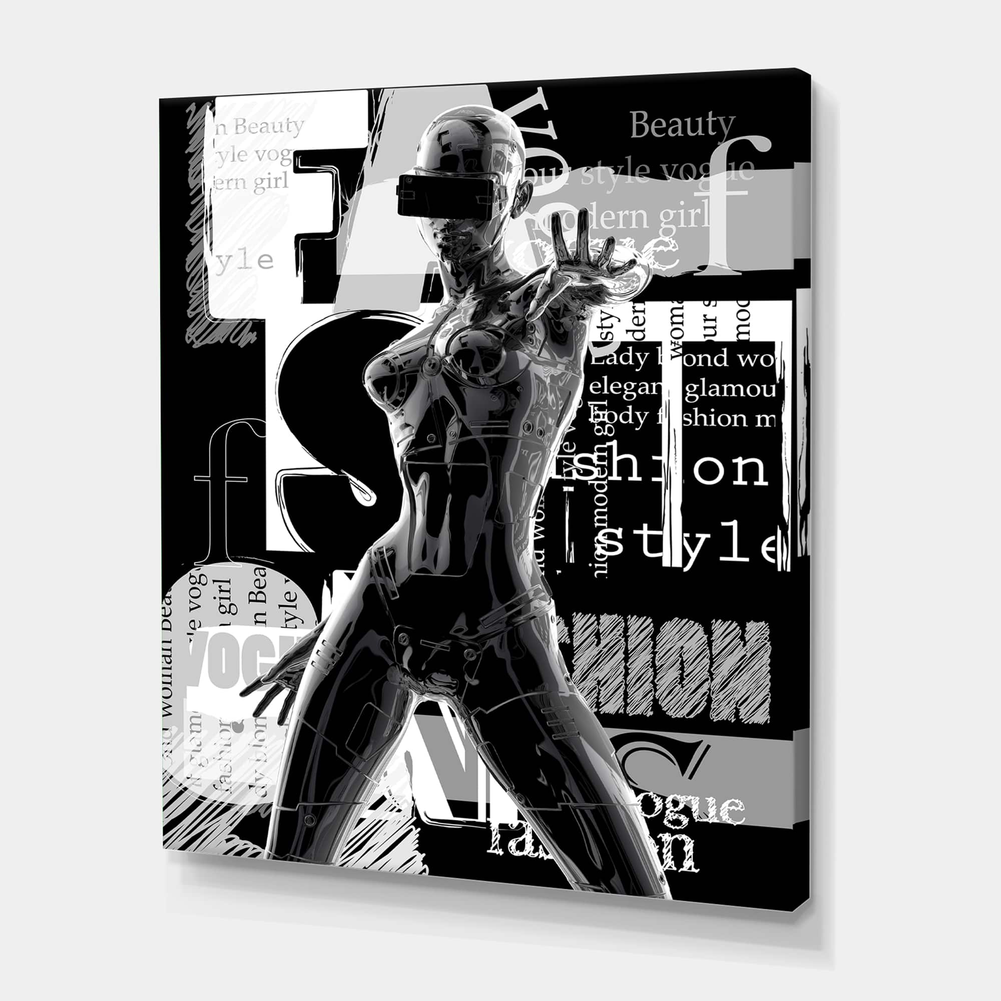 Designart - Monochrome Cyborg Body II